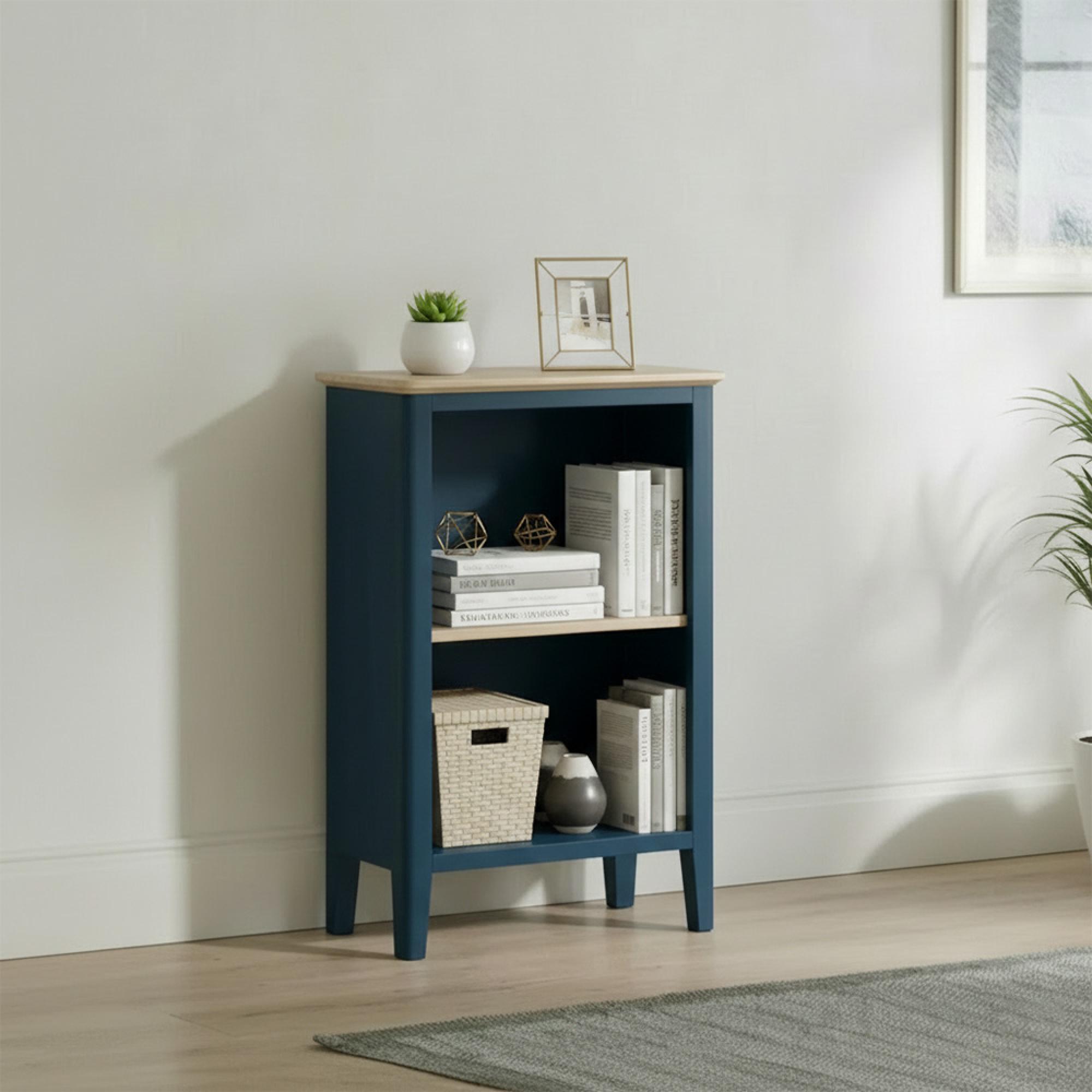 Marlow Small Bookcase - Blue
