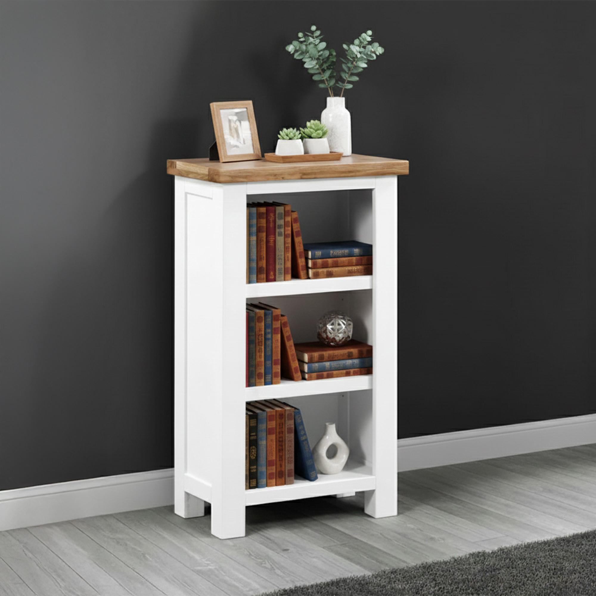Lundy Bookcase - Small - White Painted