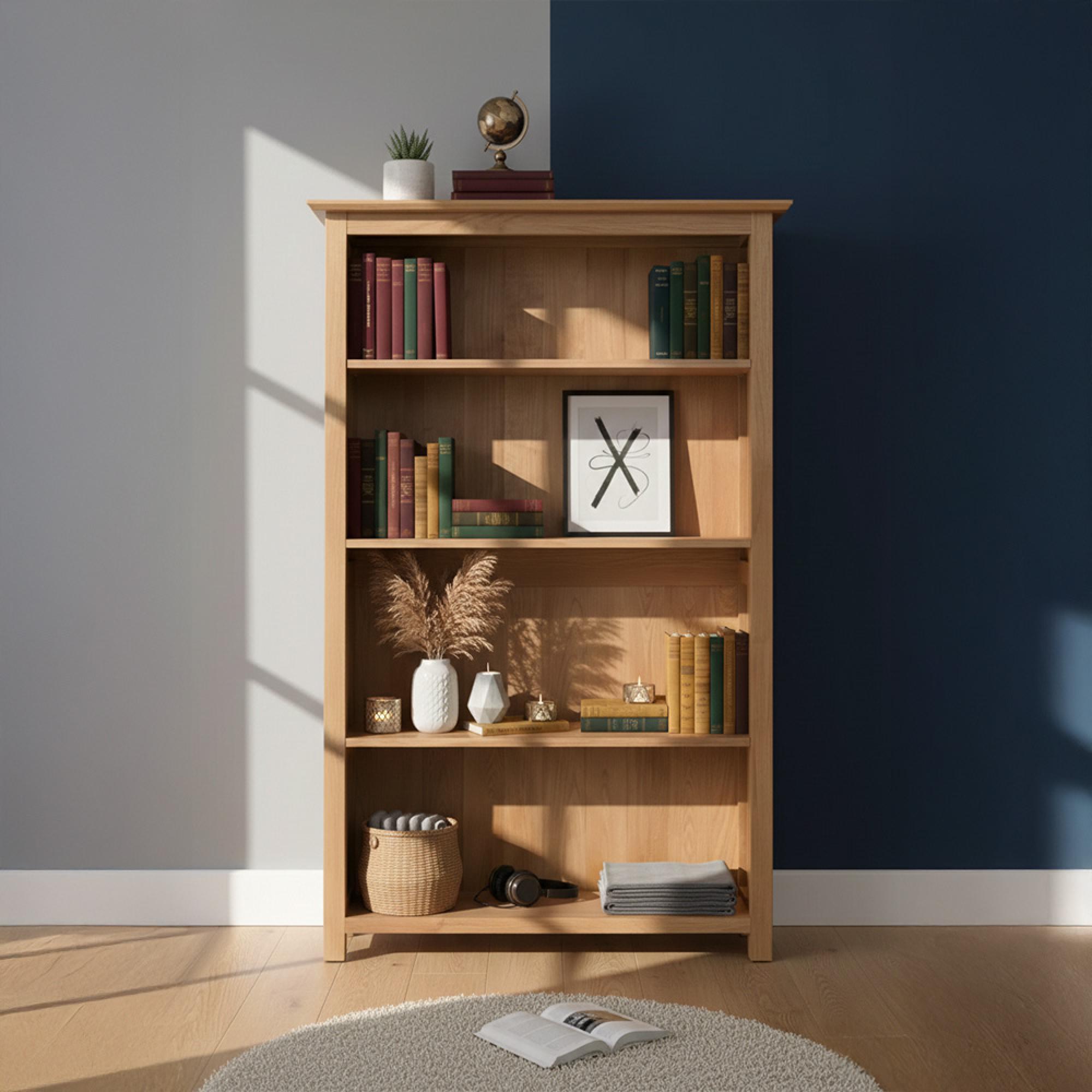 Nimbus Bookcase - Standard - Oak