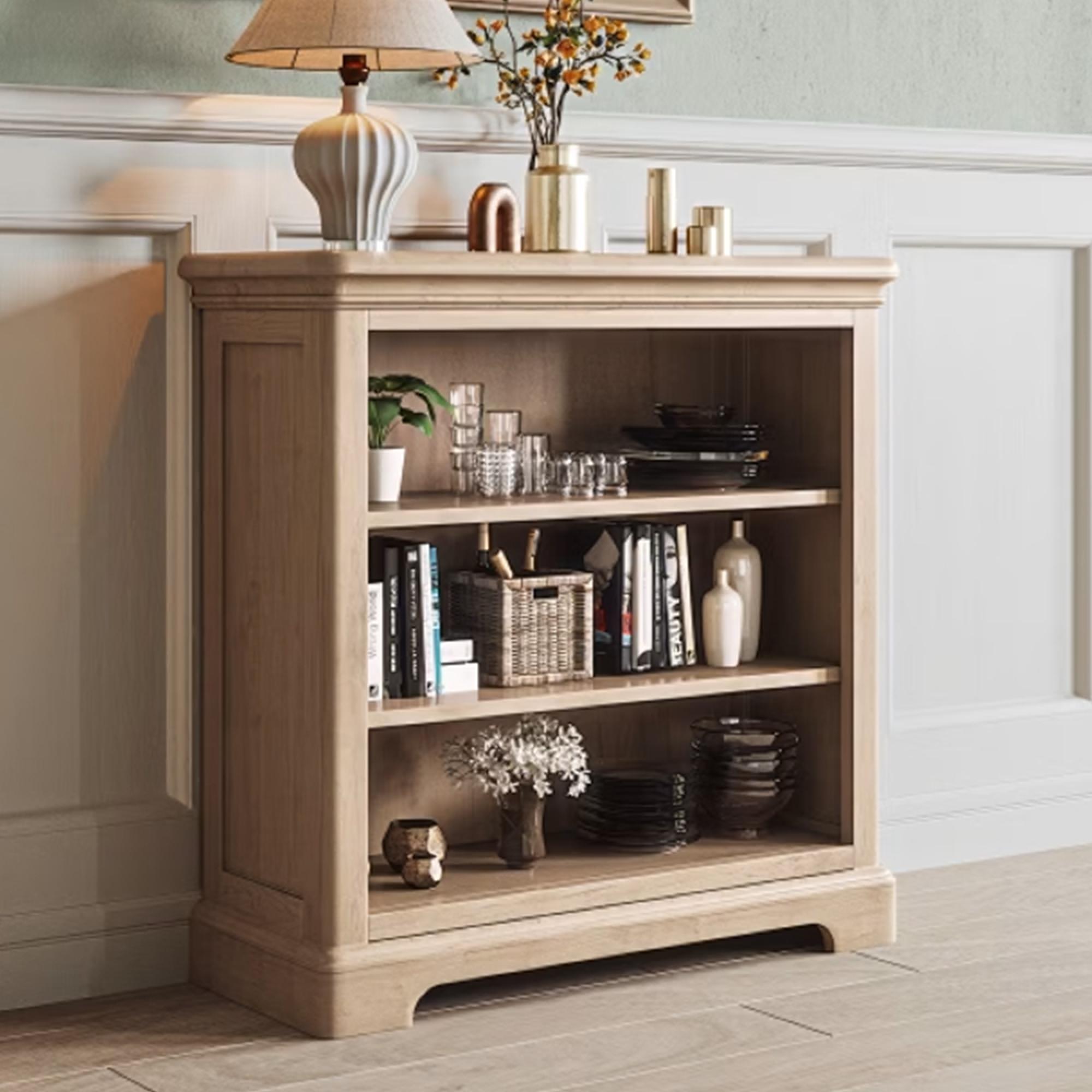 Cromwell Bookcase - Low - Oak