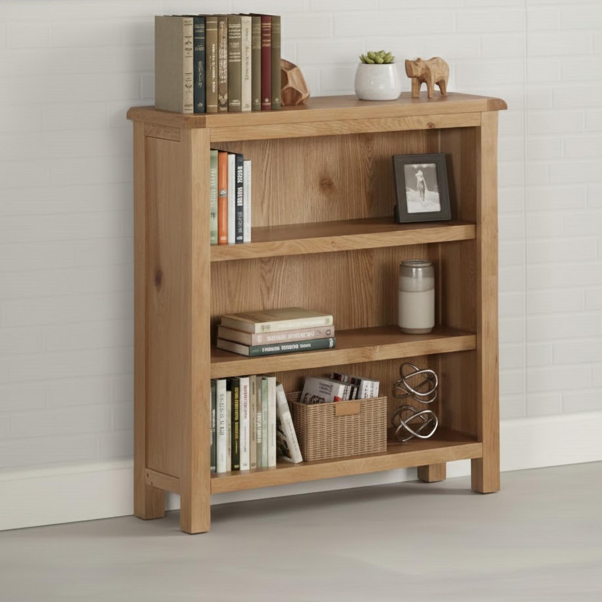 Kilmore Low Bookcase - Oak