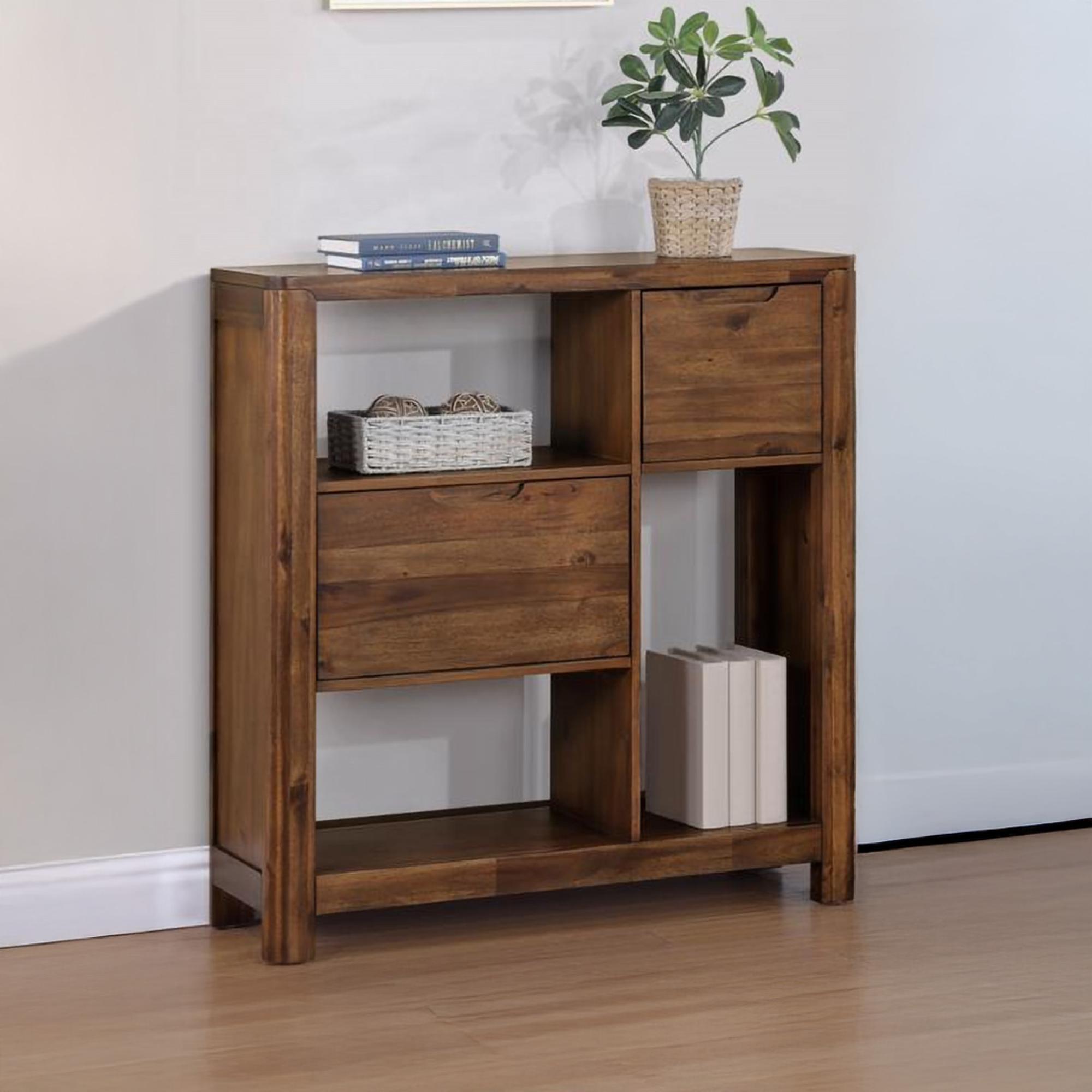 Monterey Compact Bookcase - Acacia Wood