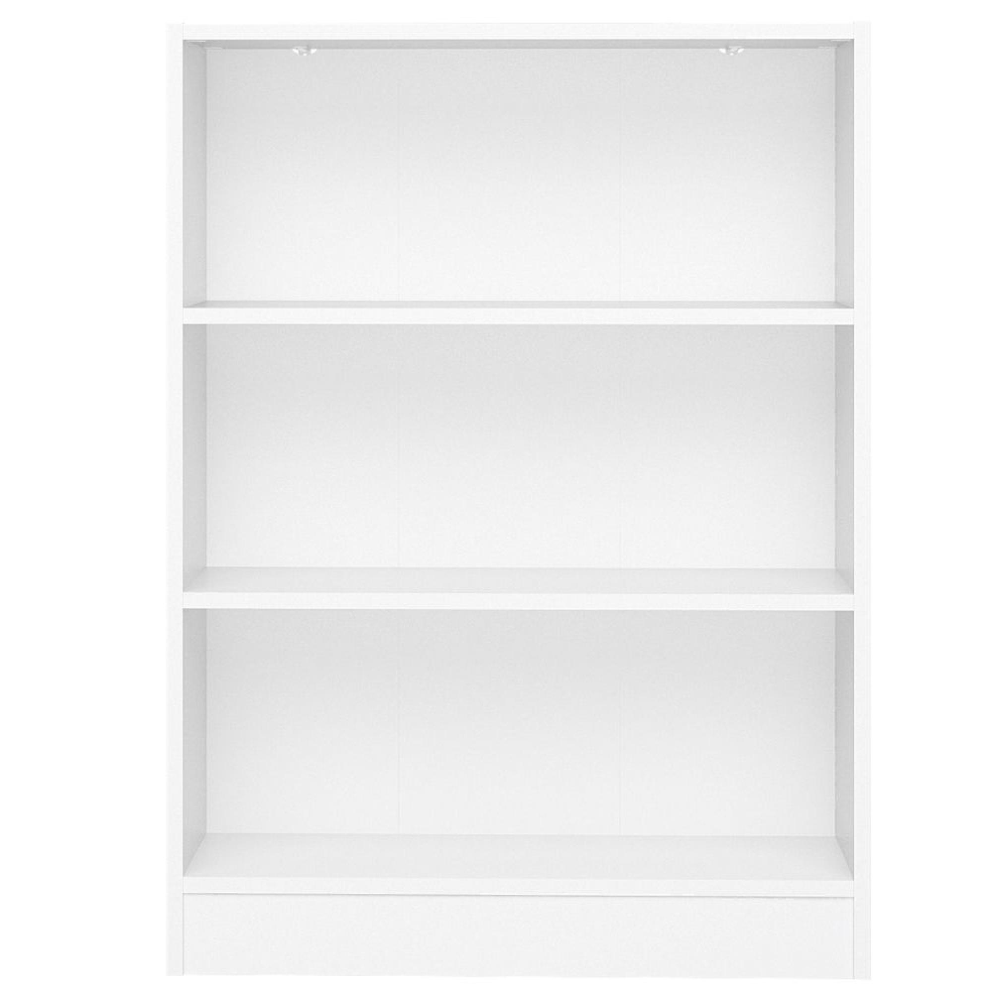 Clearance - Basic Bookcase - Low - White - A524