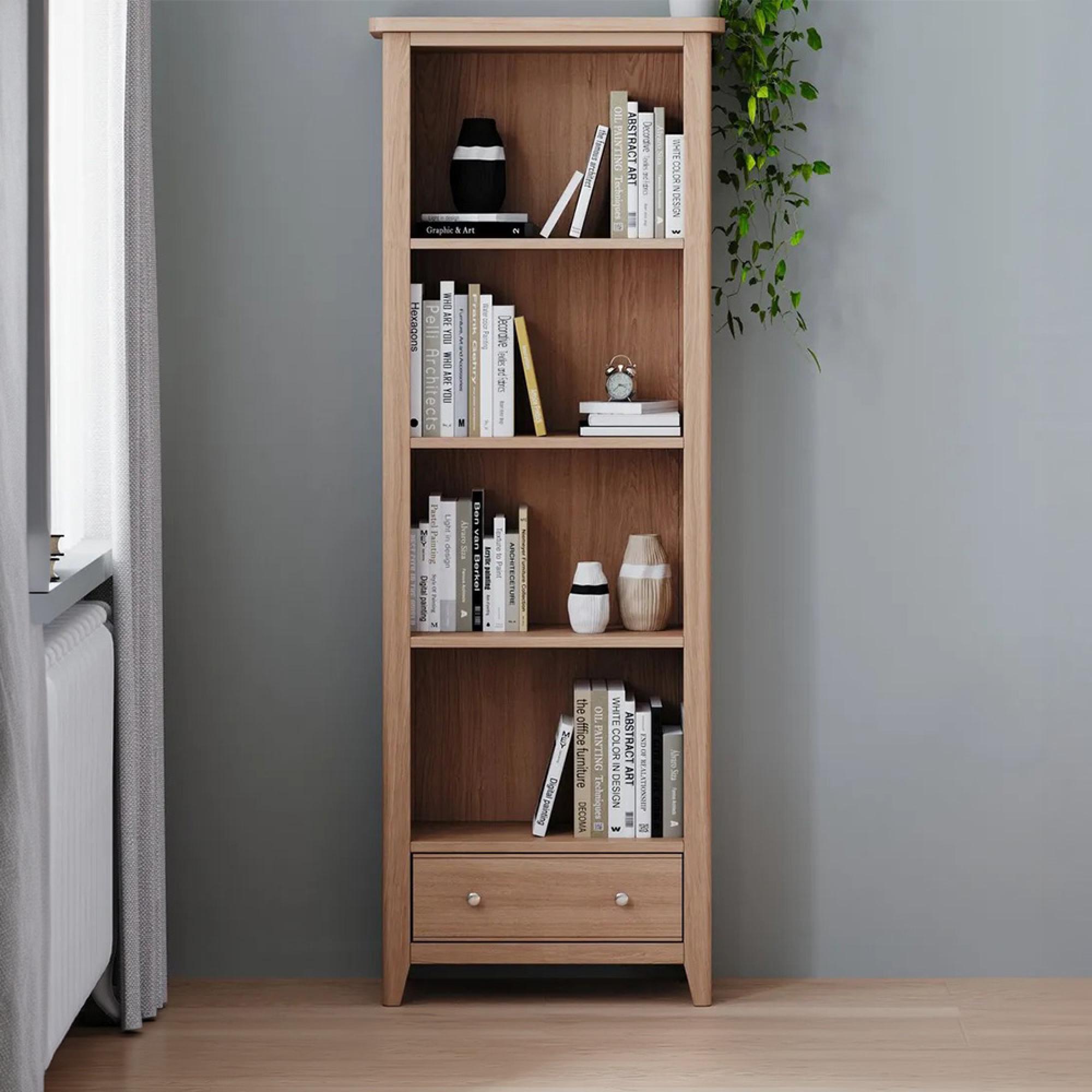 Arden Oak Tall Bookcase