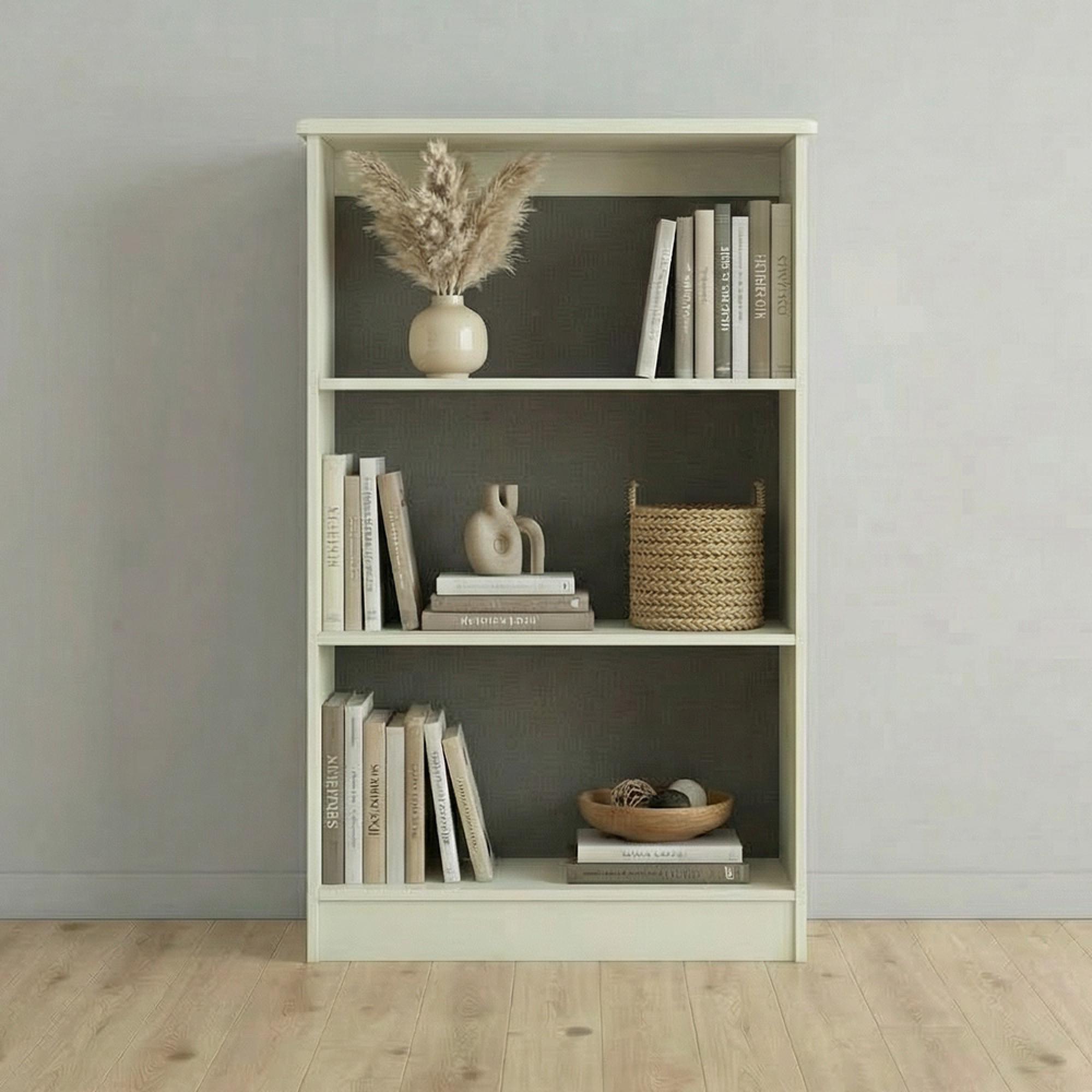 Knightsbridge Bookcase - Cream Gloss