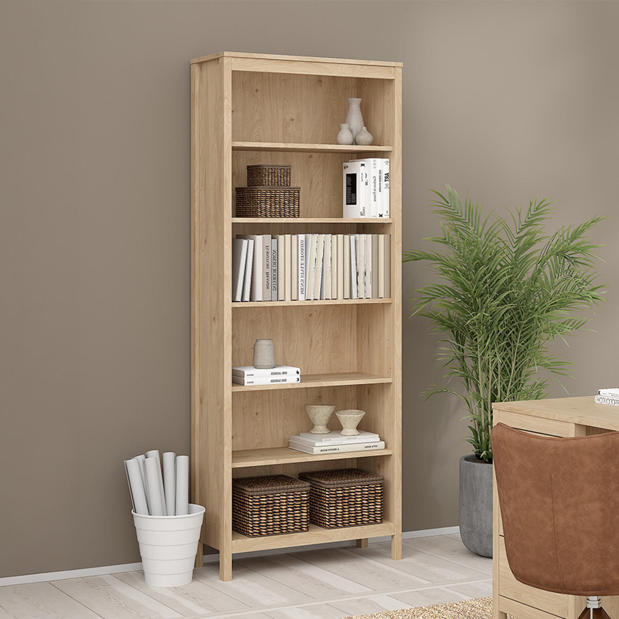 Barcelona Bookcase - Jackson Hickory Oak