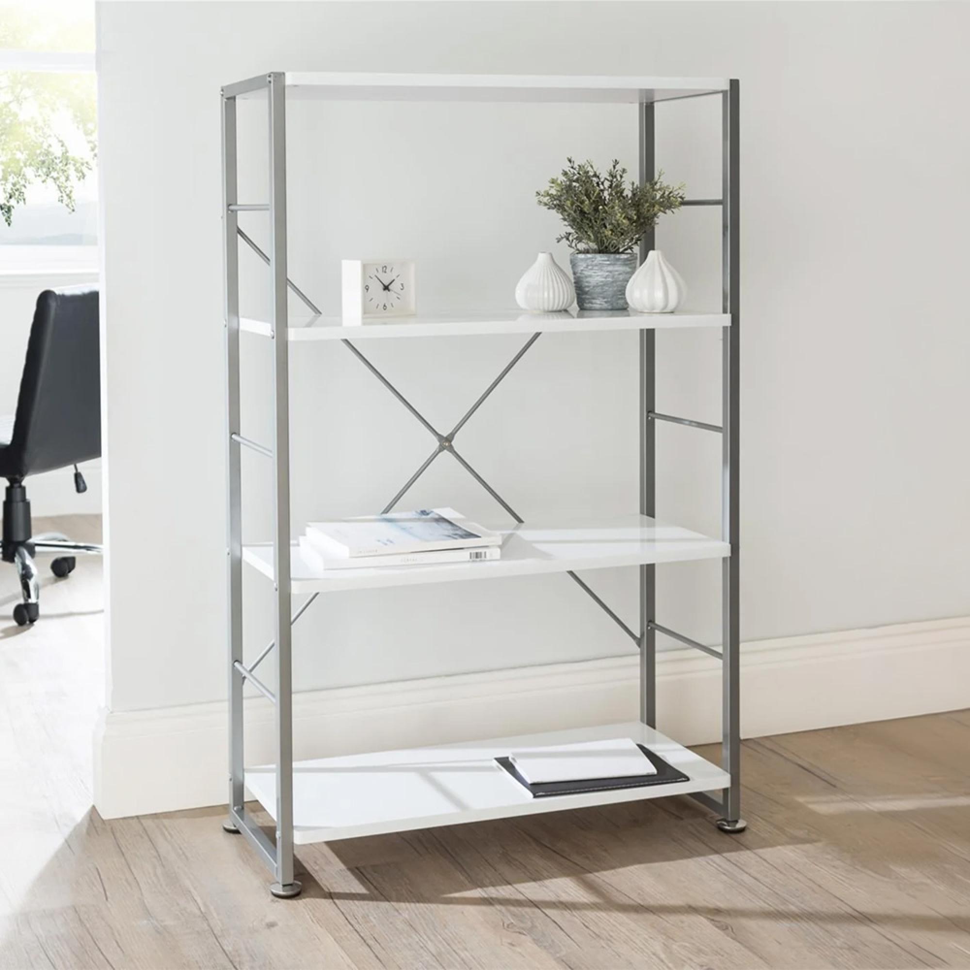 Cabrini Office Bookshelf - White - ABC65043-WH