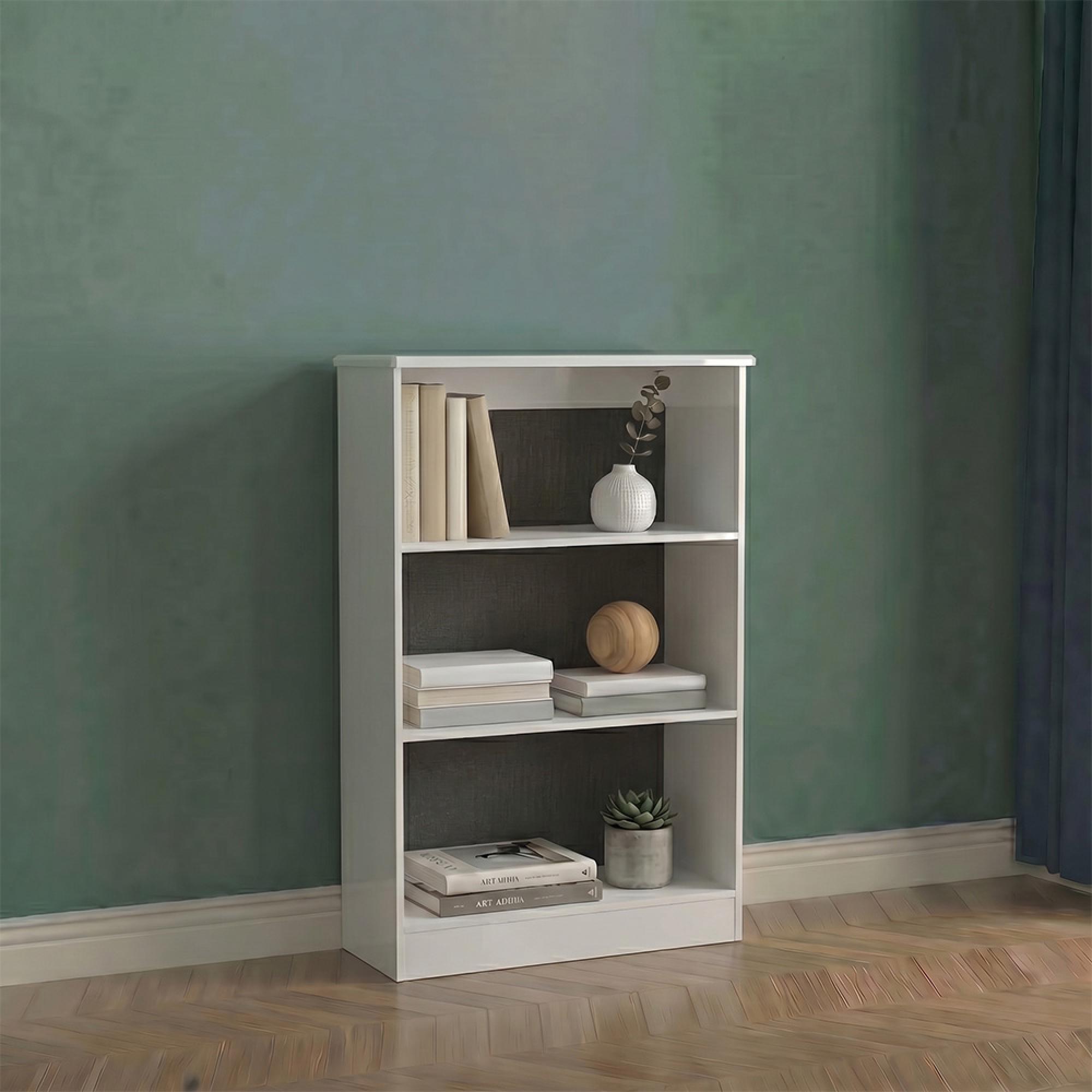 Camden Bookcase - White Gloss