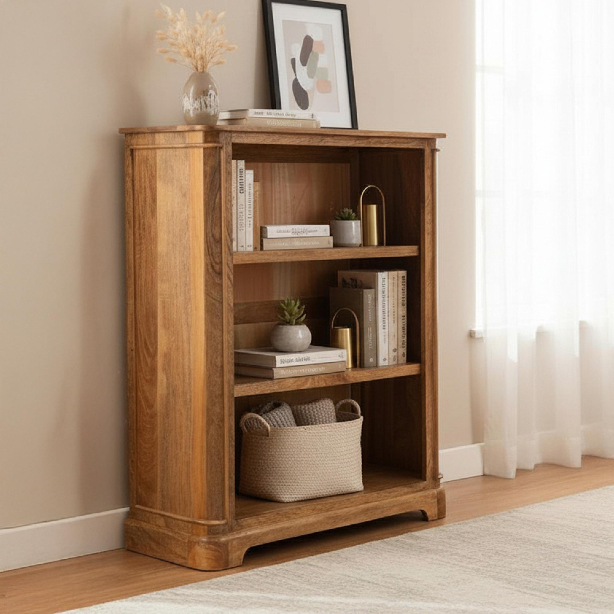 Nalandra Mango Wood Medium Bookcase