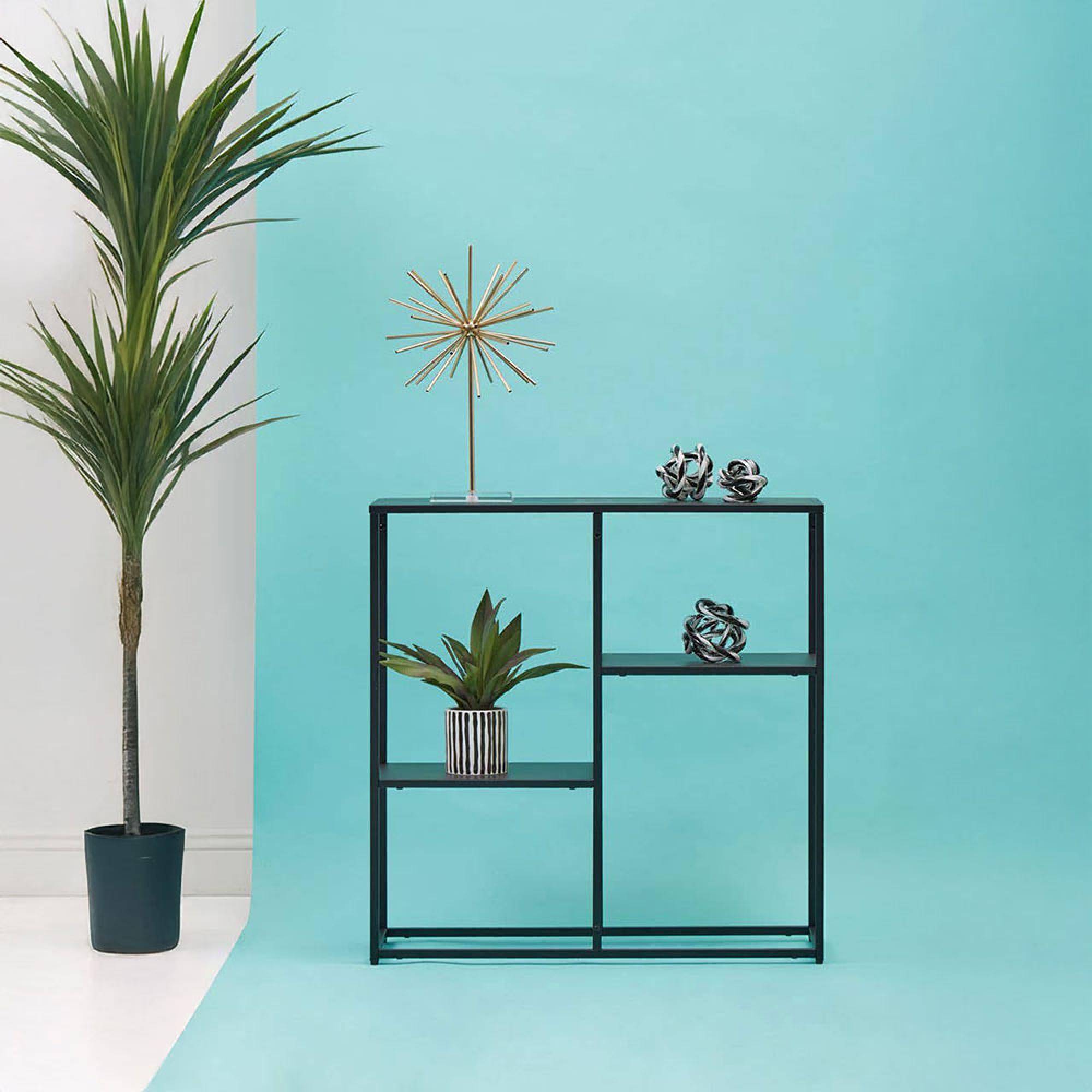 Acero Metal Shelving Unit - Black