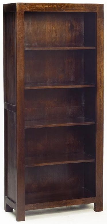 Ajmer Bookcase - Dark Mango Wood