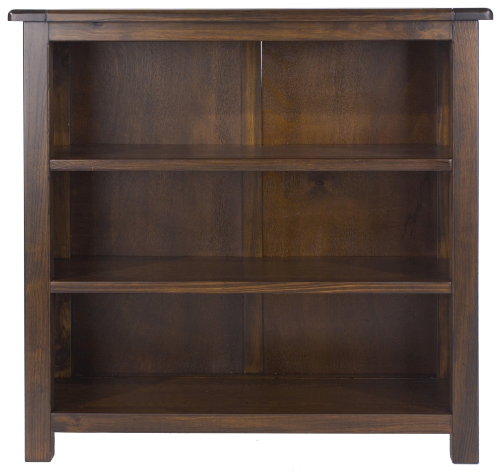 Boston Low Bookcase - Dark Wood