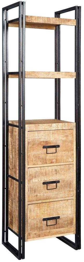 Bhuj Bookcase - Narrow - Industrial Style Wooden