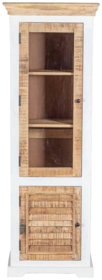 Coastal Display Cabinet - 2 Door - Bookcase - White