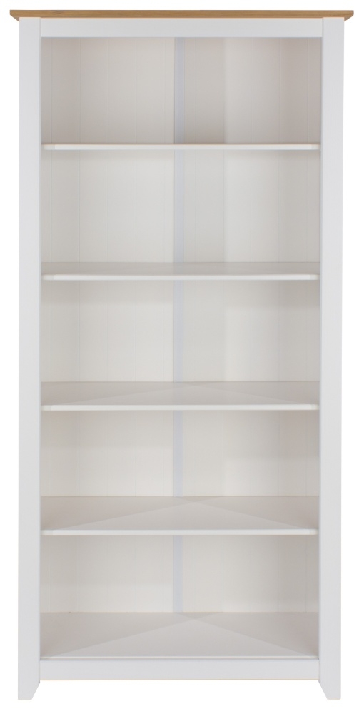 Capri Tall Bookcase - White
