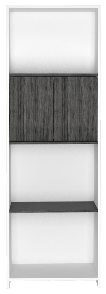 Dallas Bookcase - White and Grey