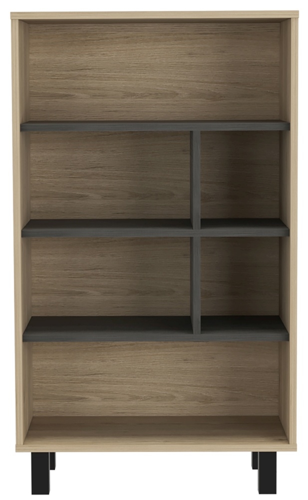 Harvard Display Bookcase - Grey Wood