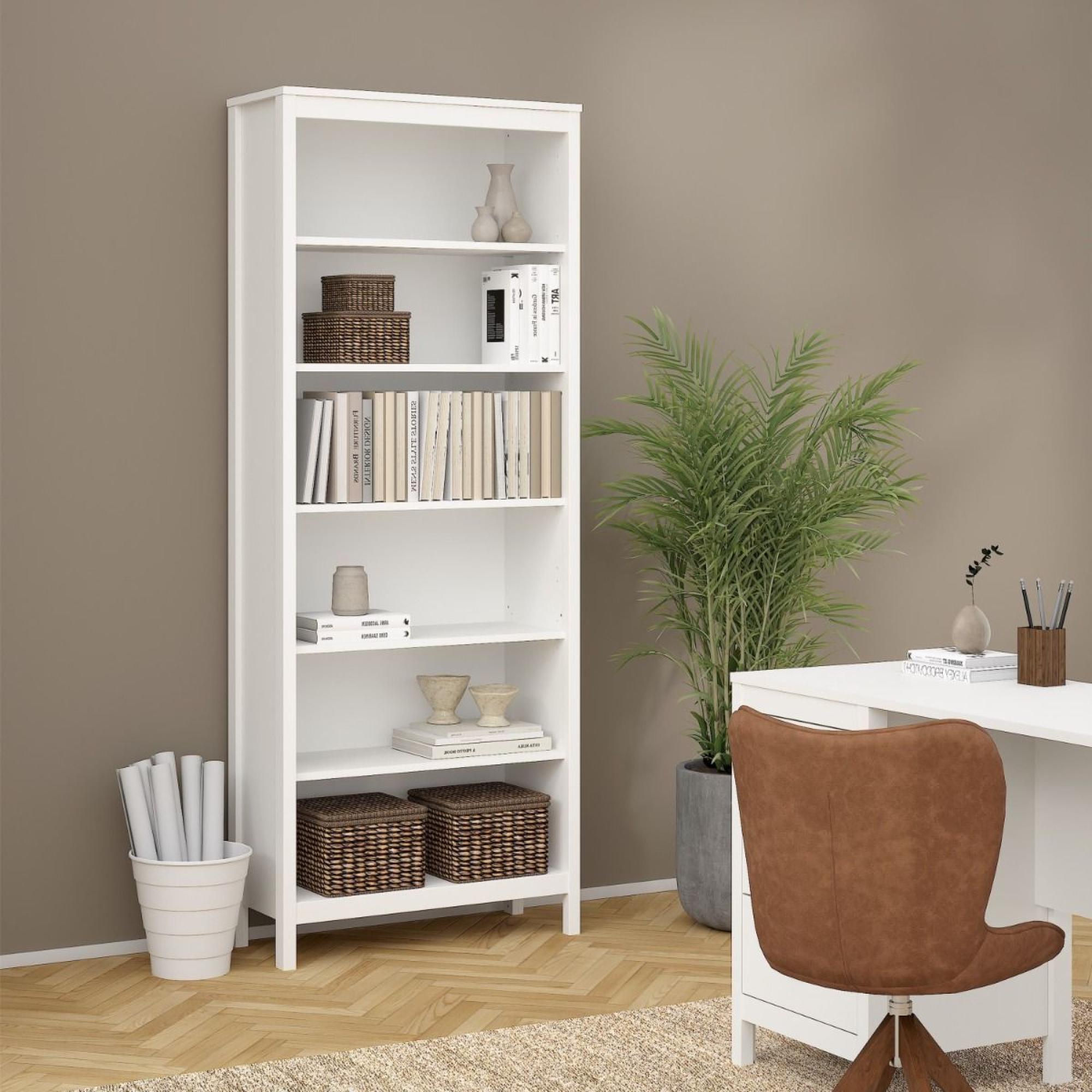 Madrid Bookcase - White