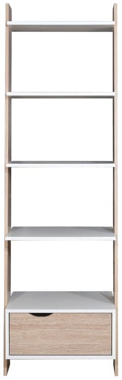 Perce Bookcase - Ladder - Open - Drawer - White
