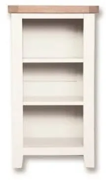 Perth Bookcase - Small - White and Wood