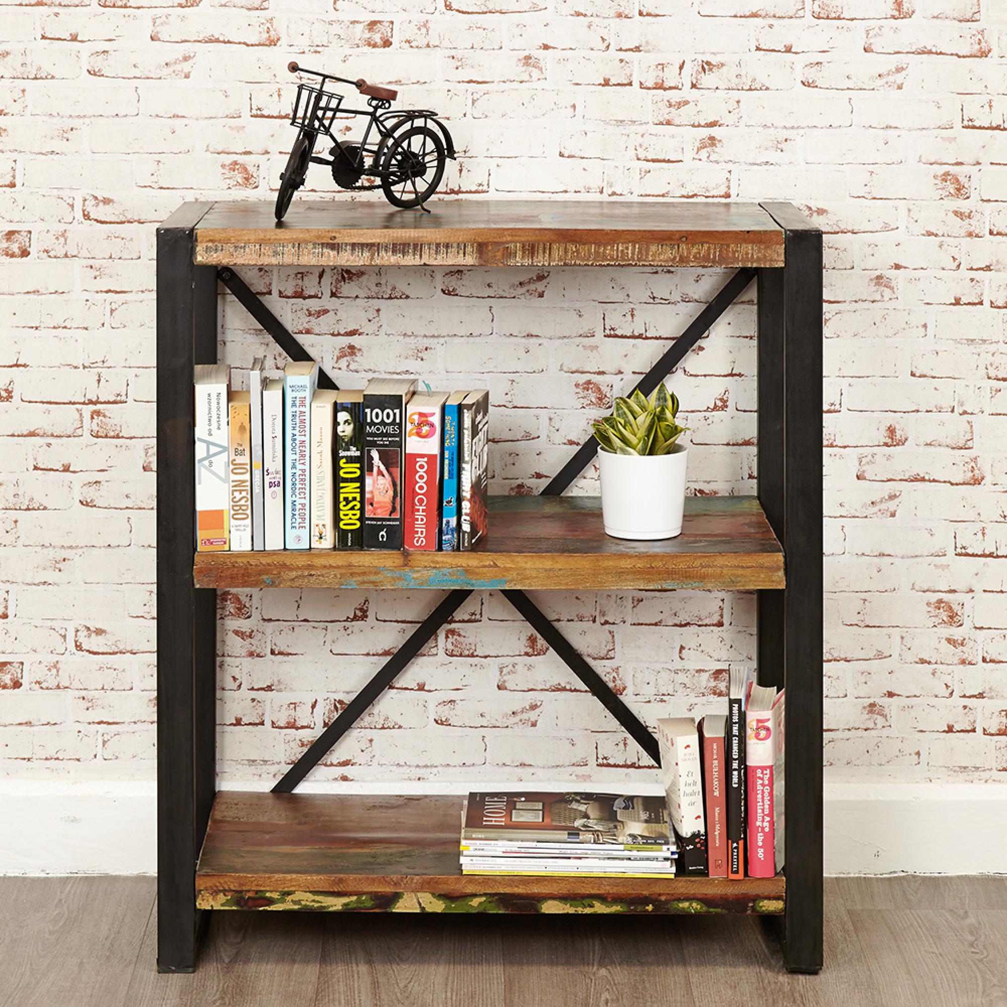 Urban Chic Reclaimed Bookcase - Low