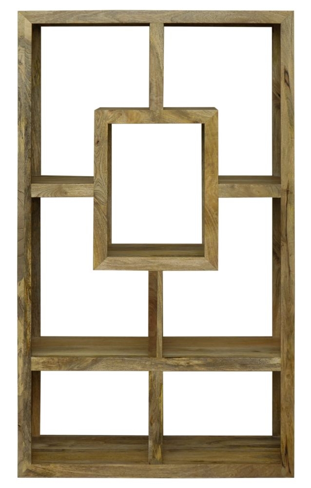 Yoga Bookcase - Multi Shelf - Dark Wood