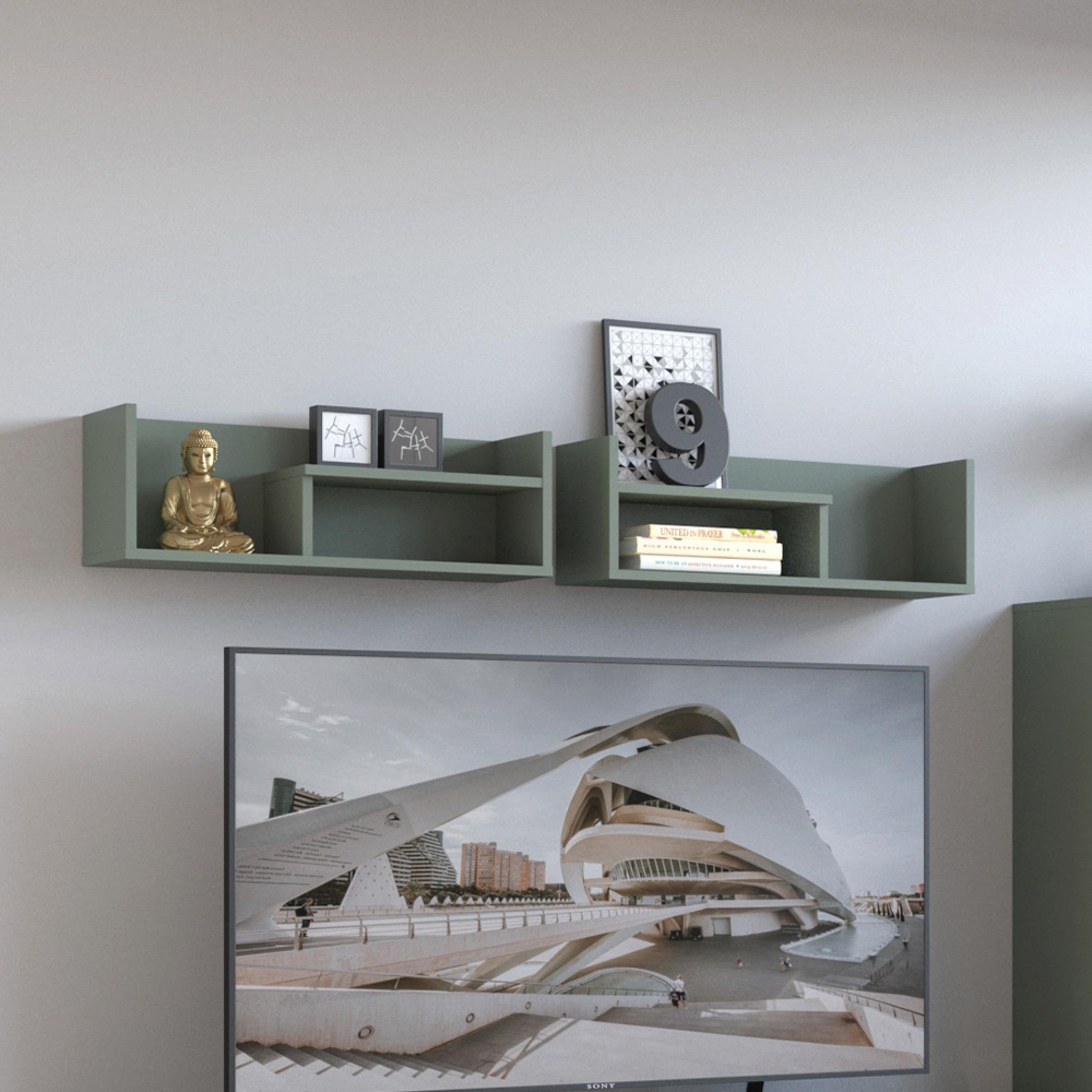 Arundel Wall Shelf - Green