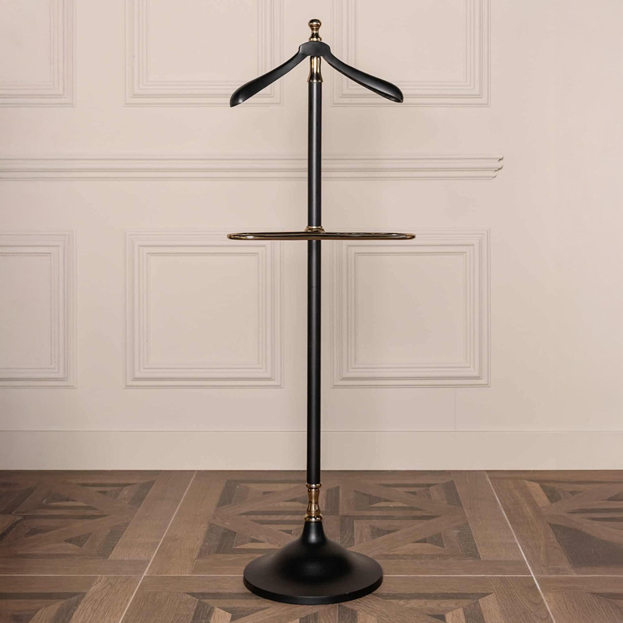 Balley Coat Rack - Black and Gold - Metal