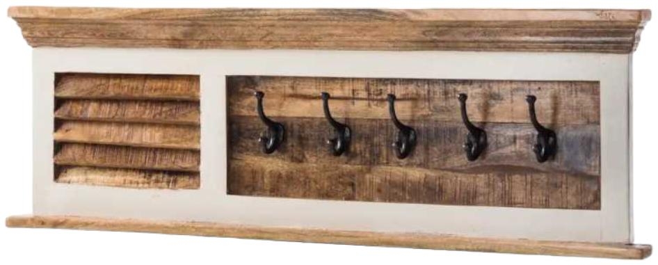Coastal Coat Hook Hanger - Wall Mounted - White