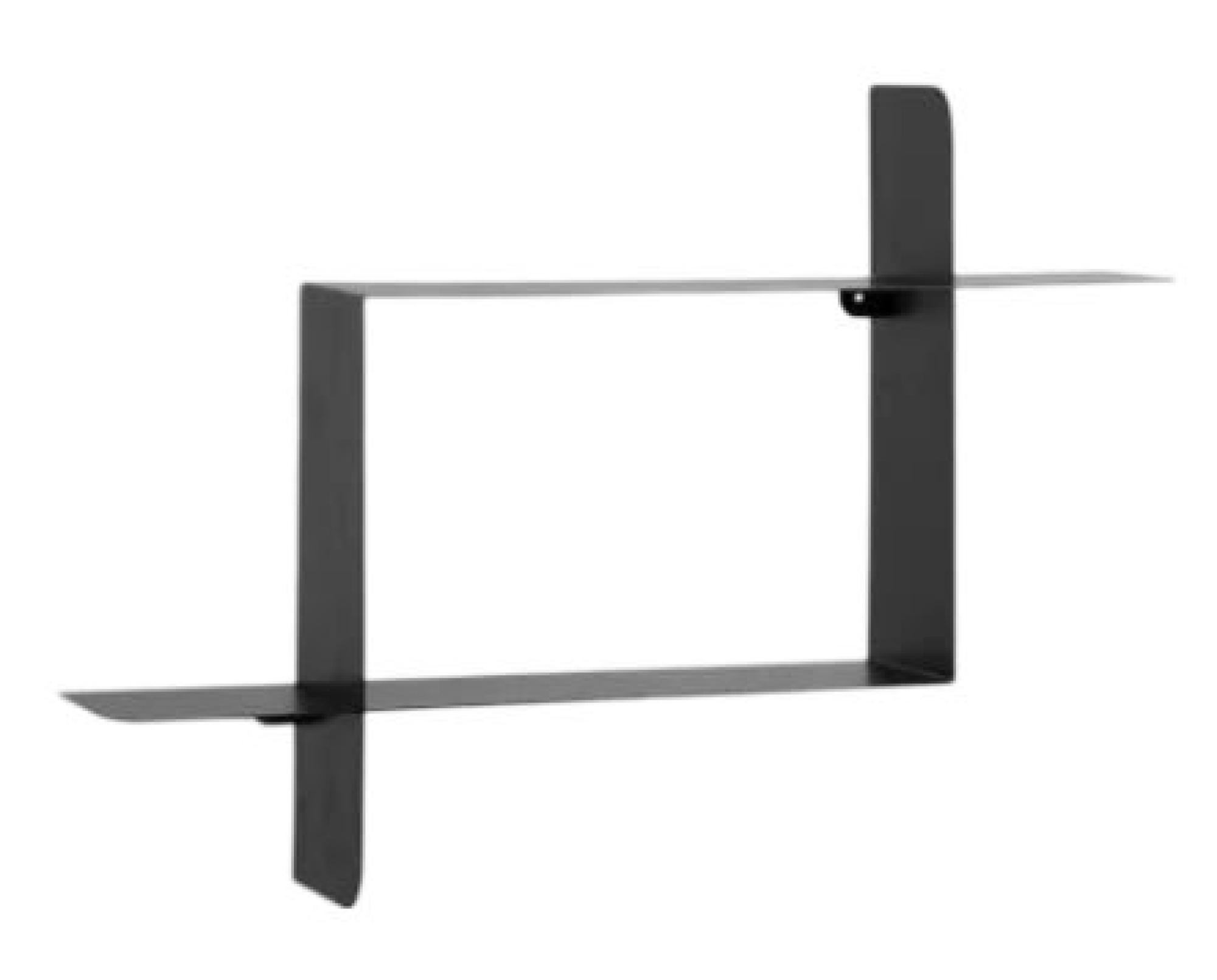 Moca Wall Shelf - Black Painted - Metal