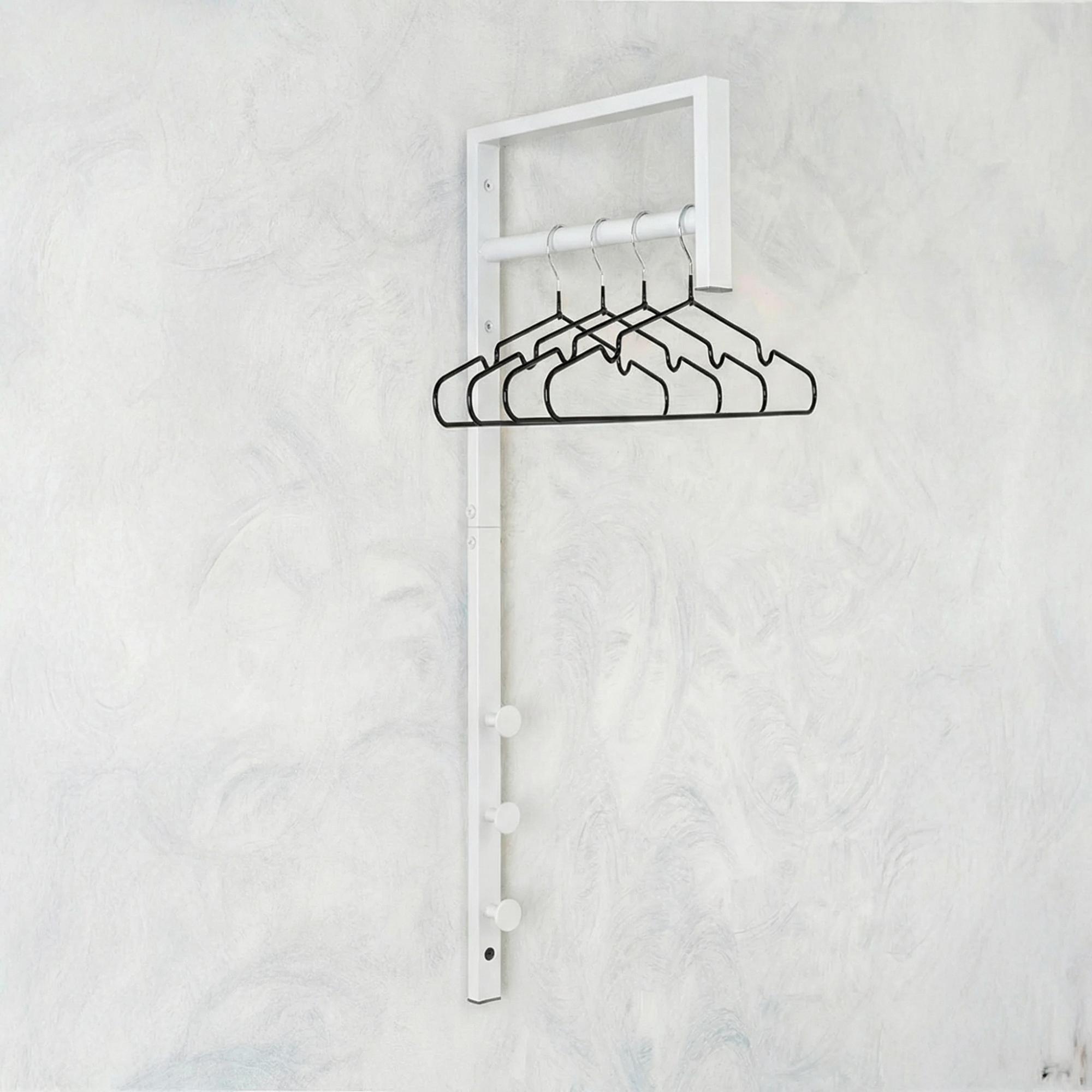 Trento Clothes Rack - White Metal