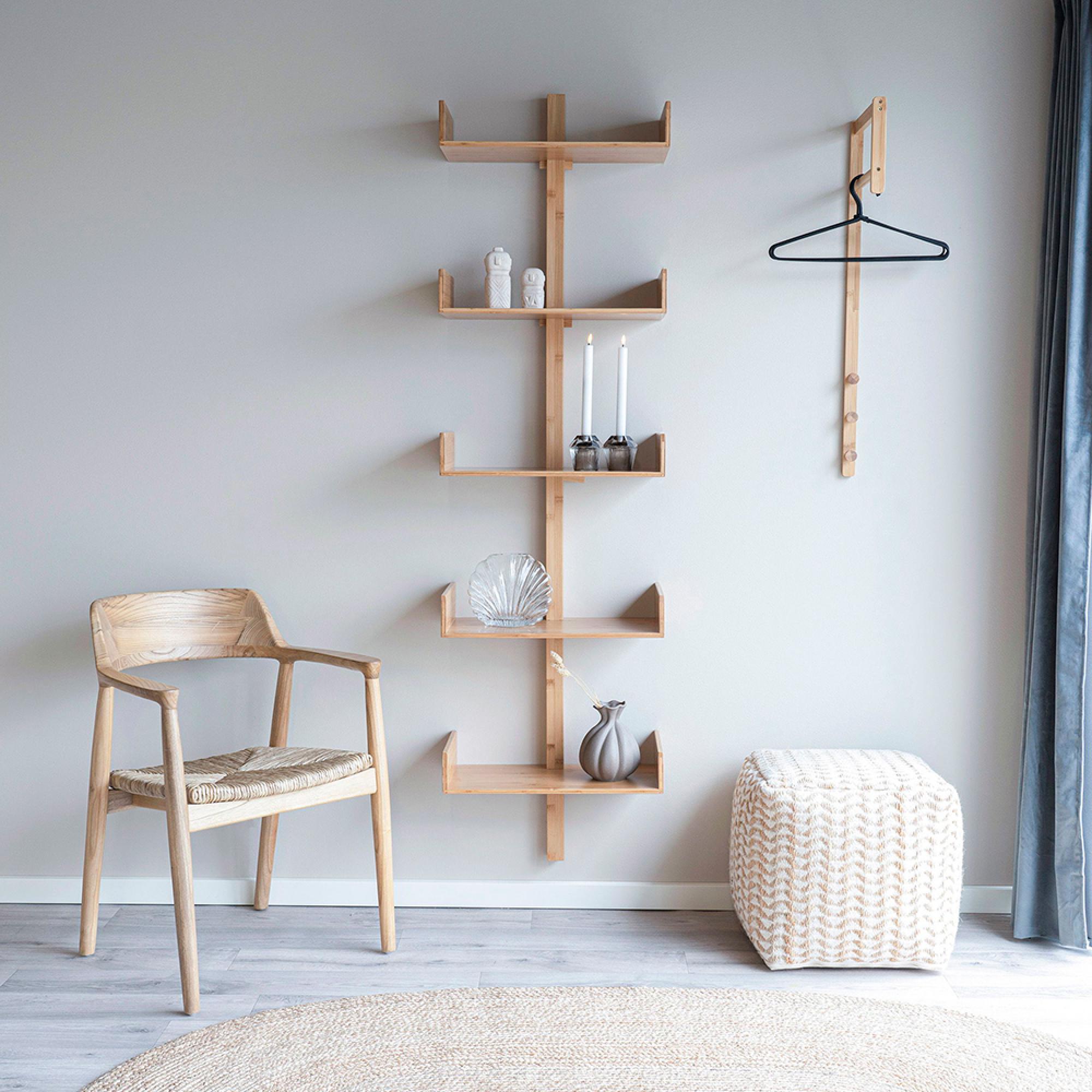 Villa Shelf - 5 Shelves - Bamboo - Natural