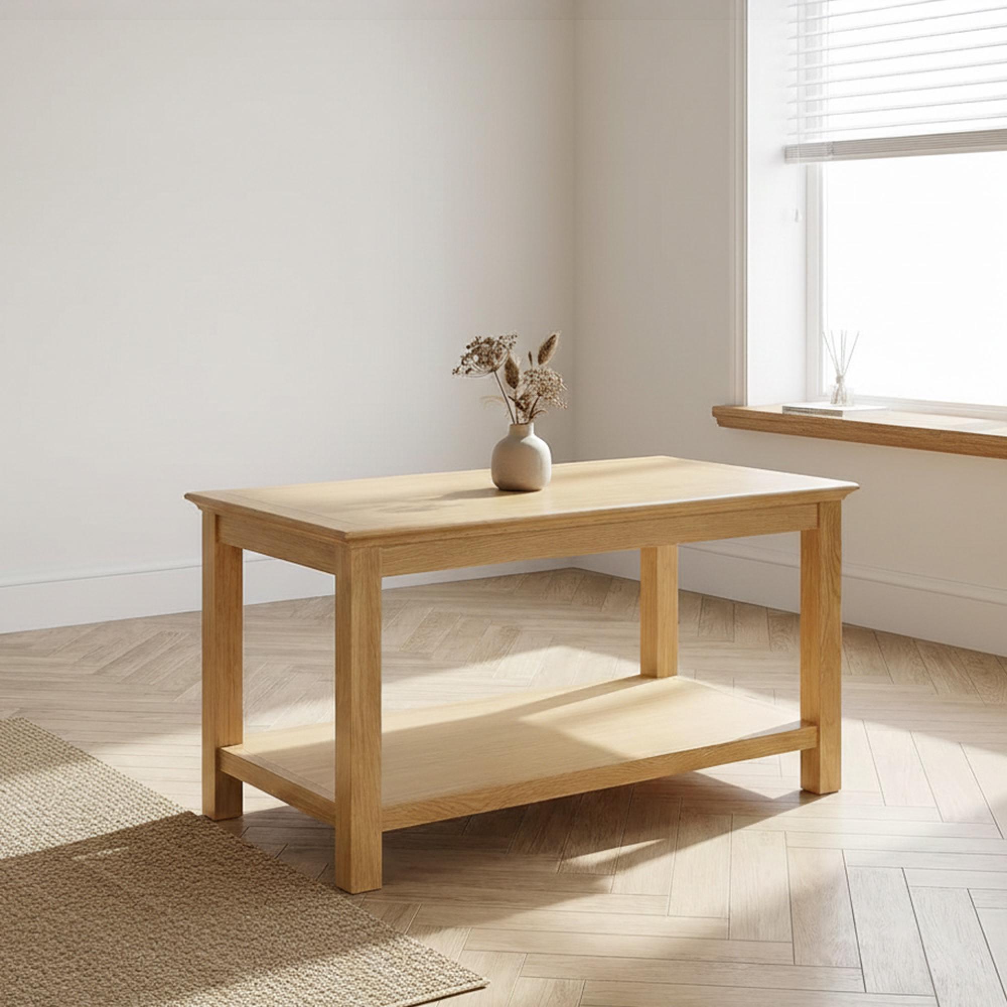 Arlington Coffee Table - 80cm - Oak