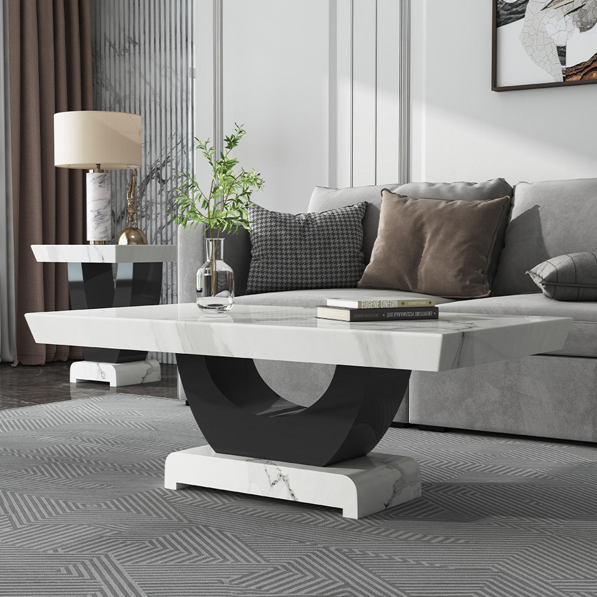 Madrid Coffee Table - White Marble