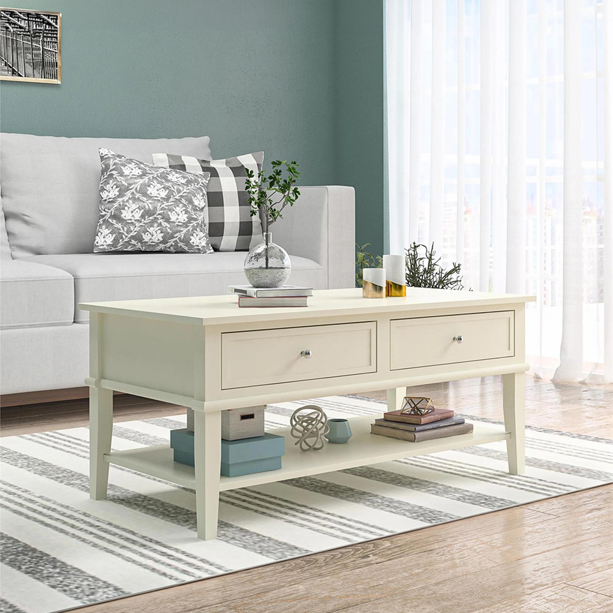 Franklin Coffee Table - White - 7917013COMUK