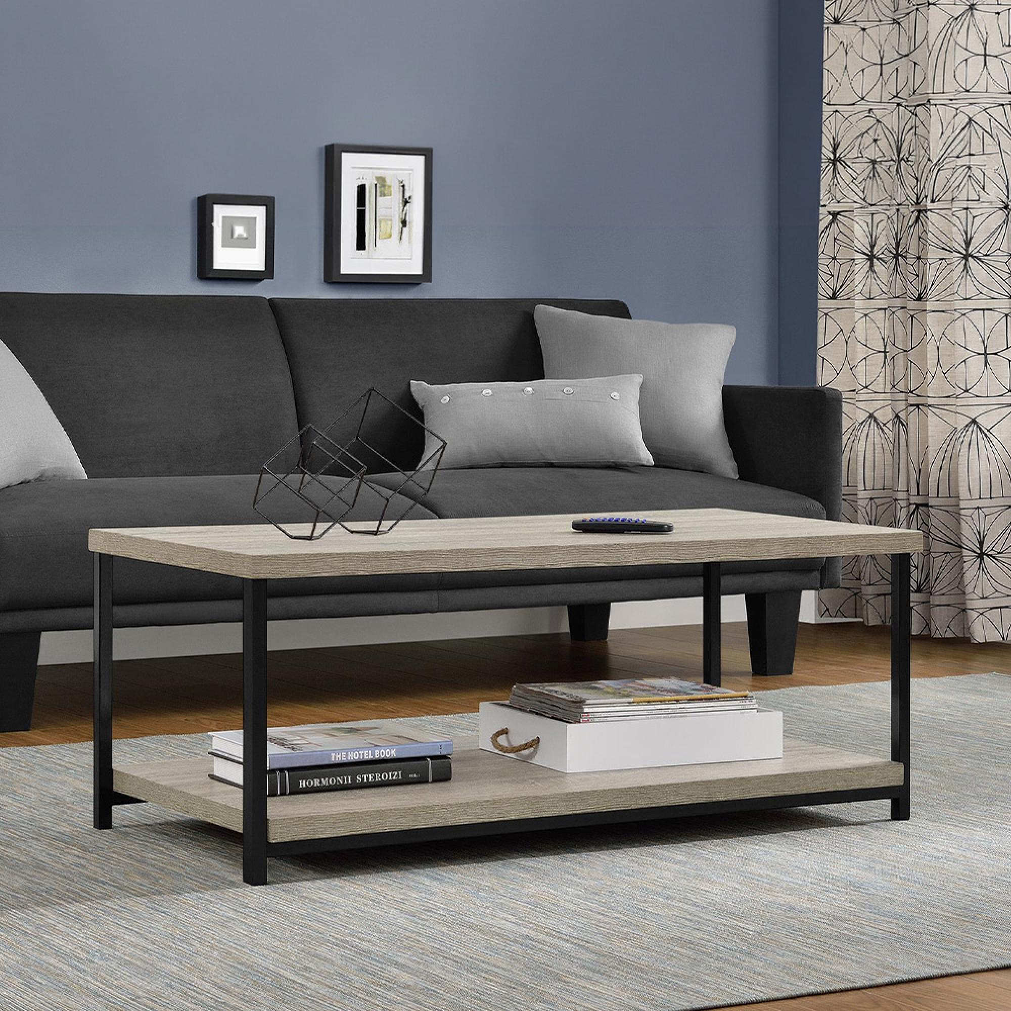 Elmwood Coffee Table - Distressed Grey Oak - 5049096PCOMUK