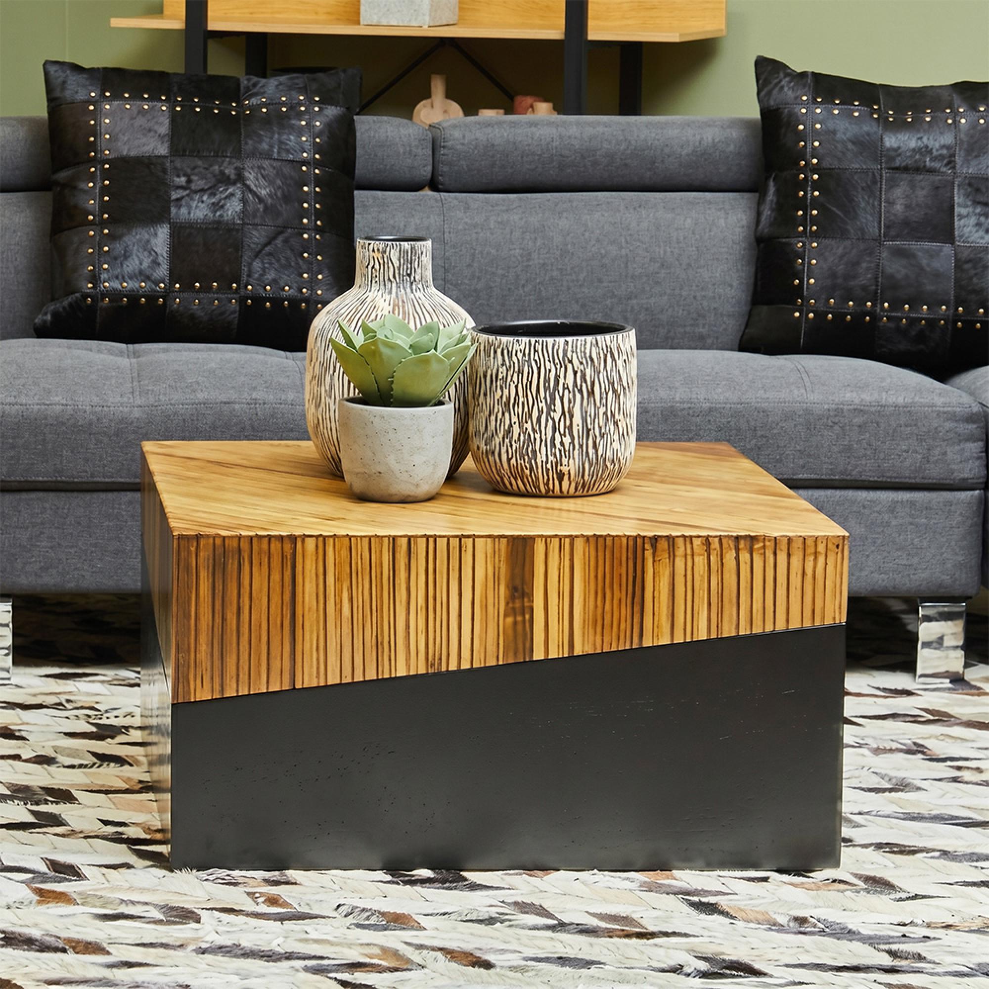 Gabor Coffee Table - Square - Natural Bamboo