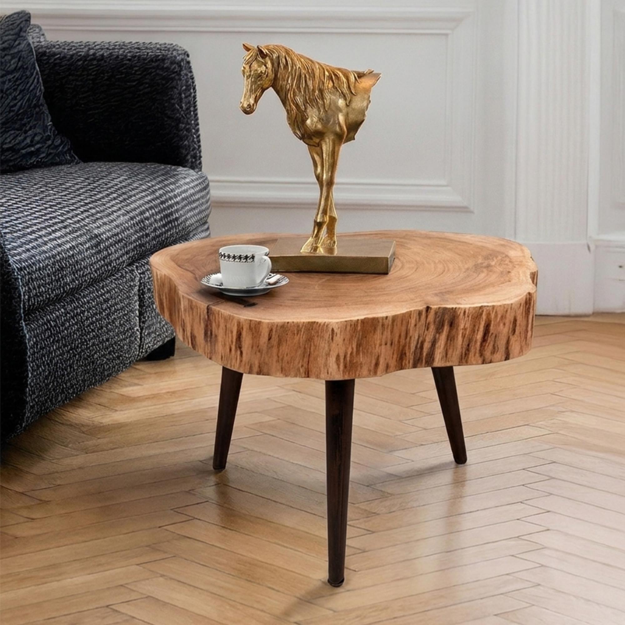Bresso Coffee Table - Live Edge - Abstract - Natural - Solid Wood