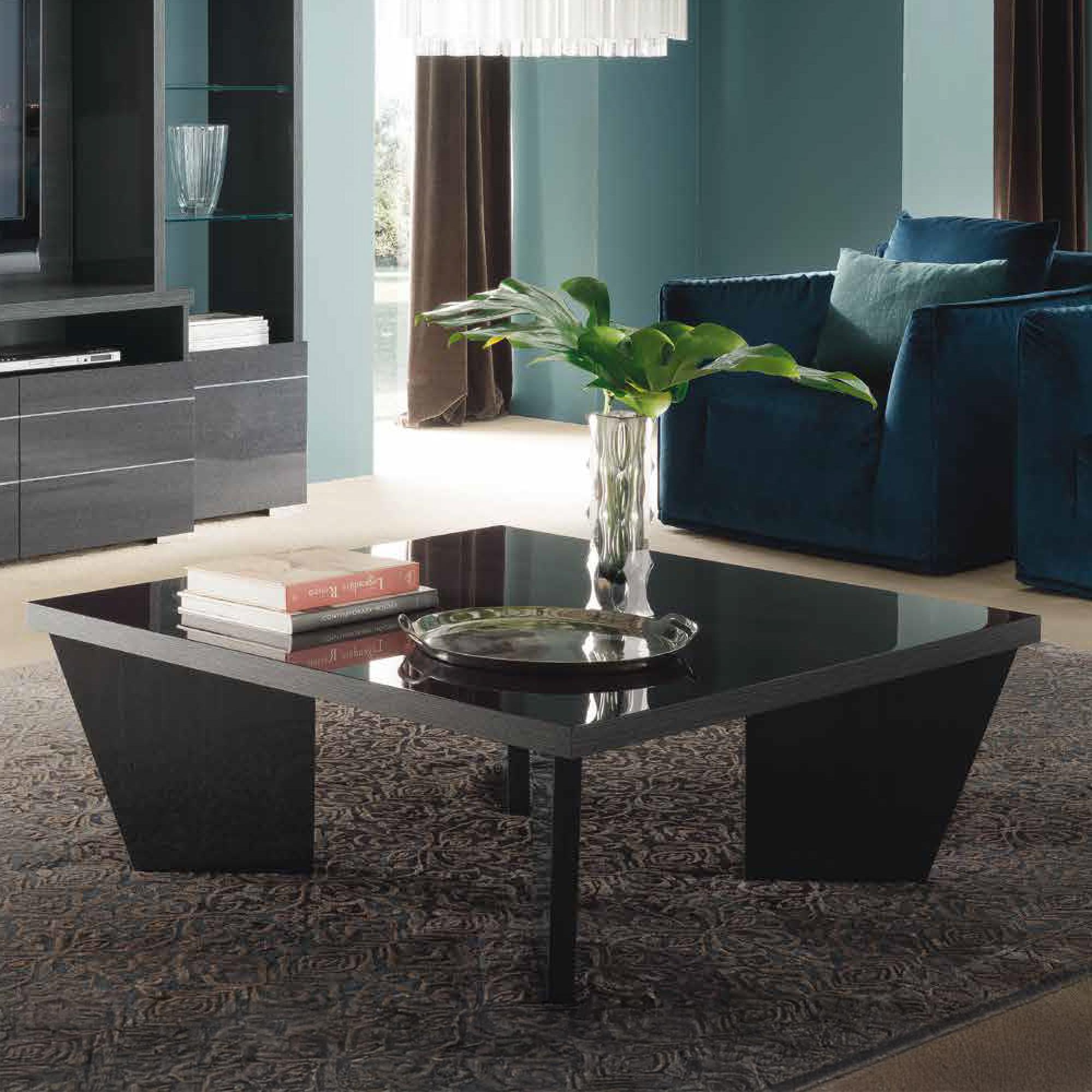Versilia Square Coffee Table - Black