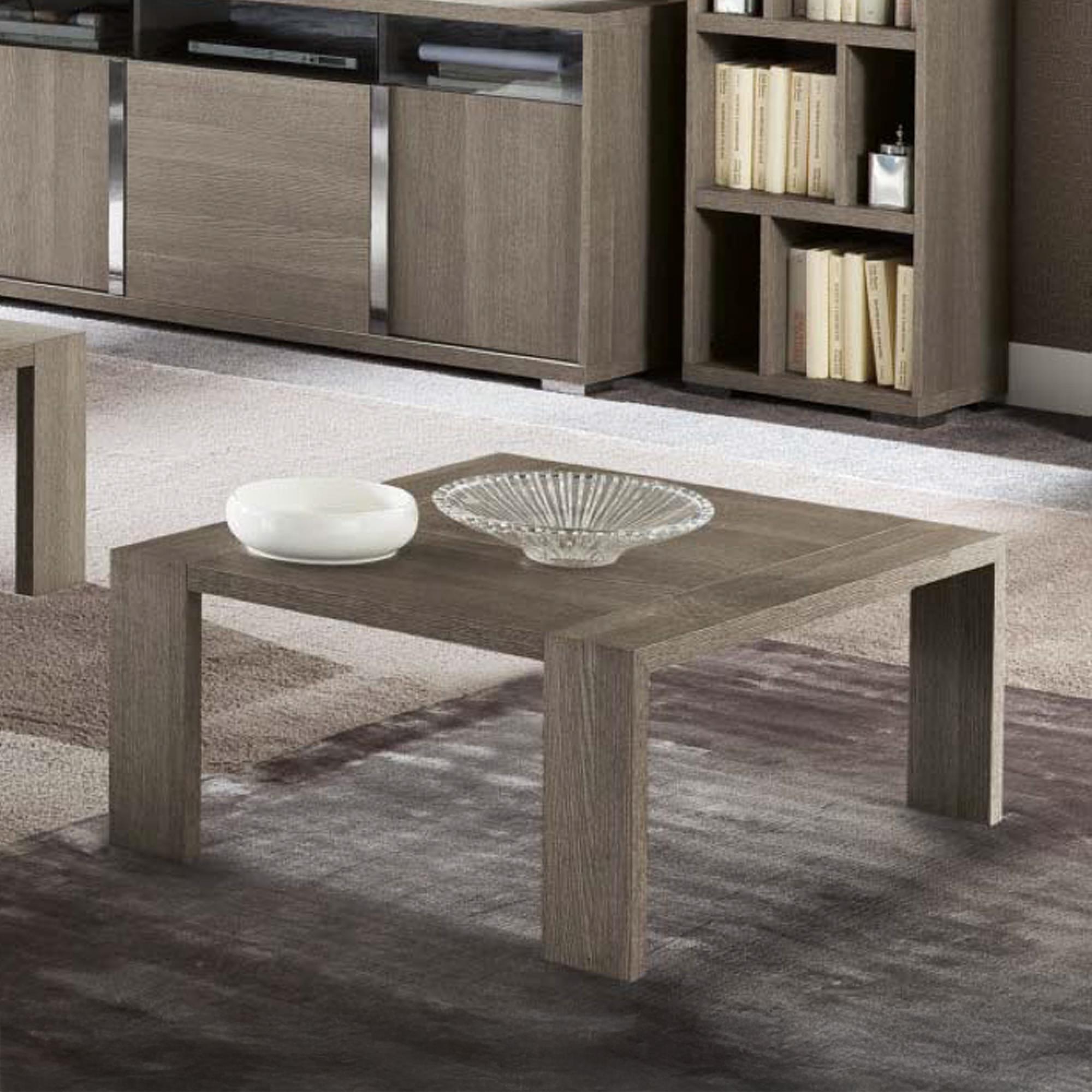 Tivoli Square Coffee Table - Grey Wood