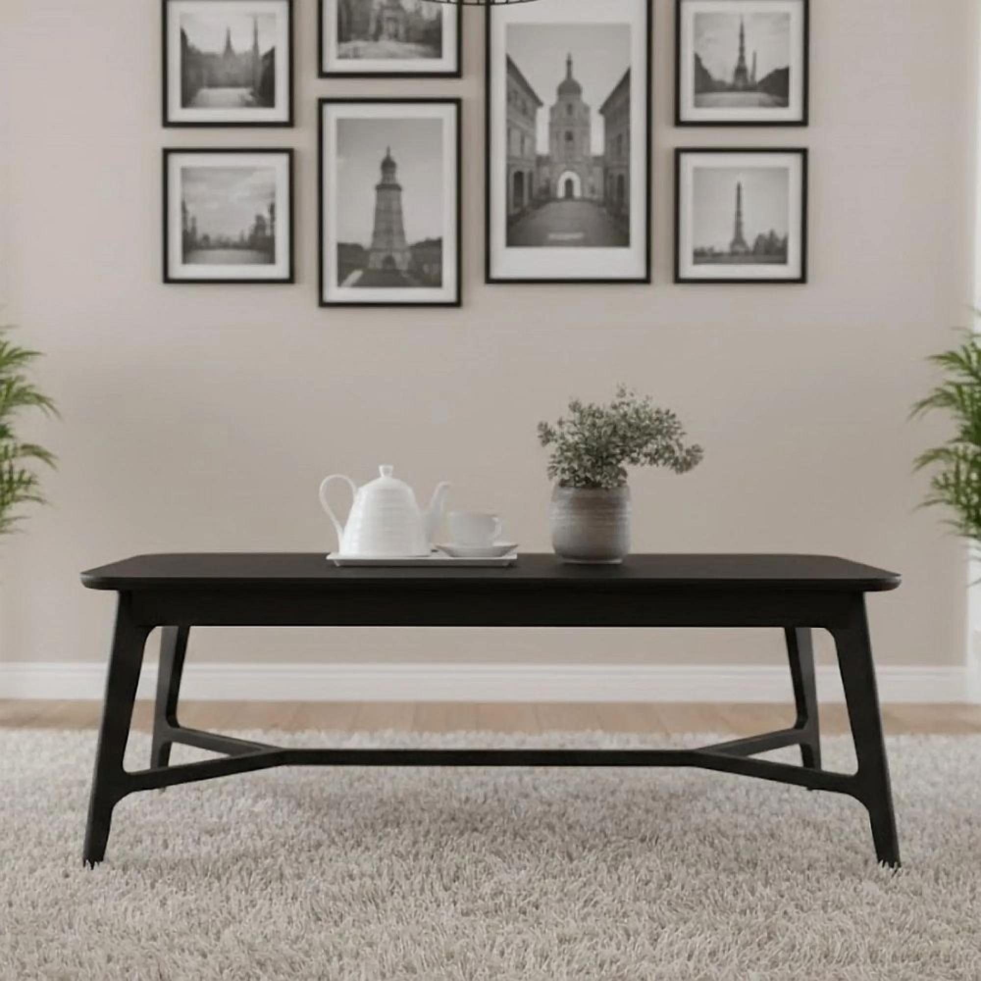 Clearance - Carrington Coffee Table - 120cm - Black Oak - FSS17512