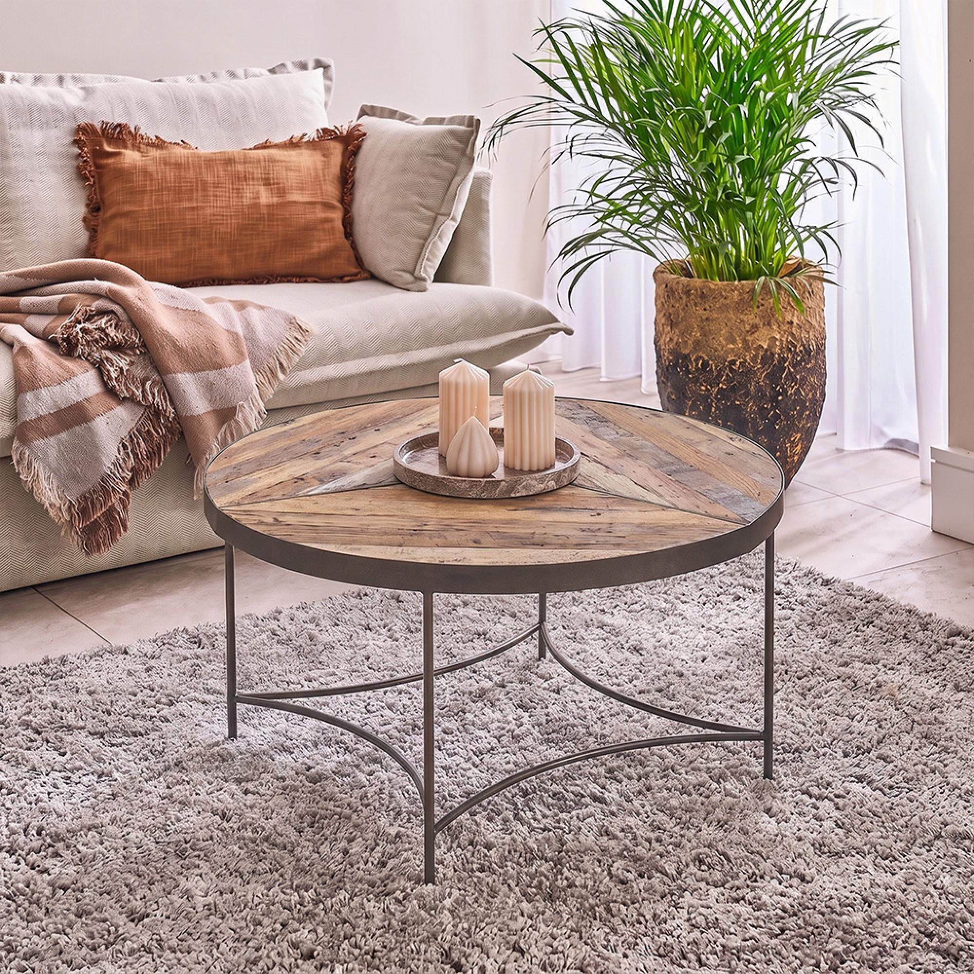 Boatwood Coffee Table - Large - Round