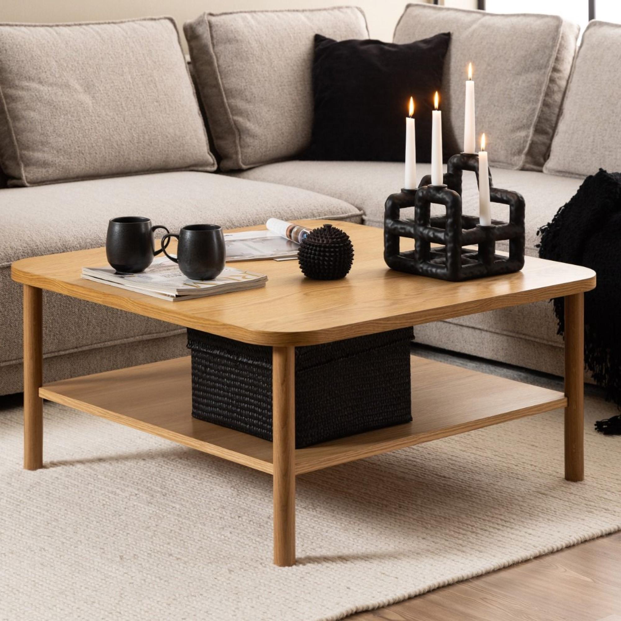 Banbury Coffee Table - Square - Oak