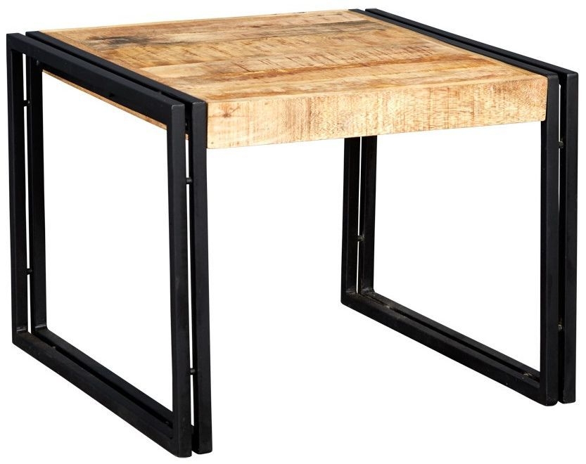 Bhuj Coffee Table - Square - Industrial Style Wooden