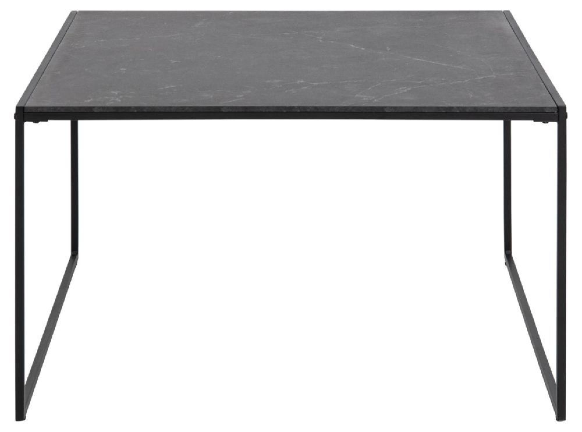 Clearance - Infinity Large Square Coffee Table - Black Melamine Top - FSS14837