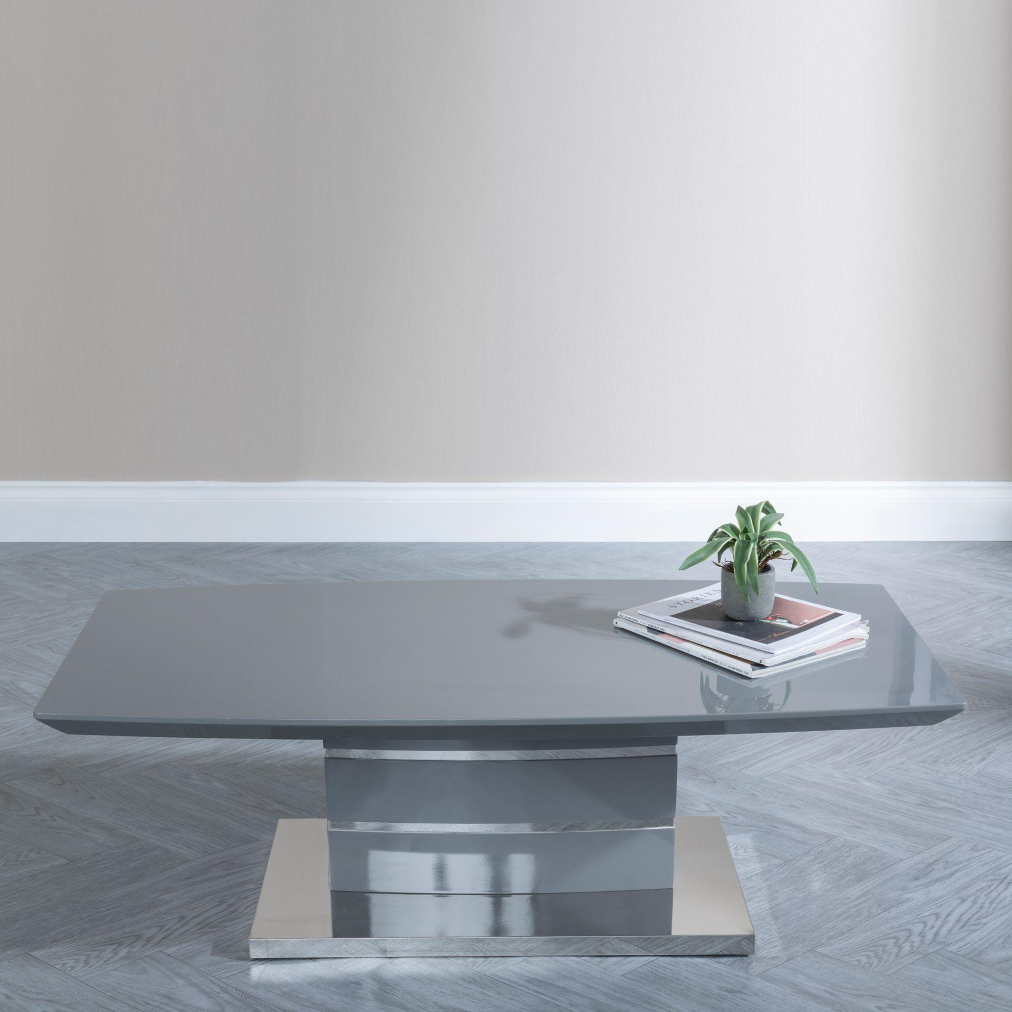 Clearance - Rimini Grey Gloss Coffee Table