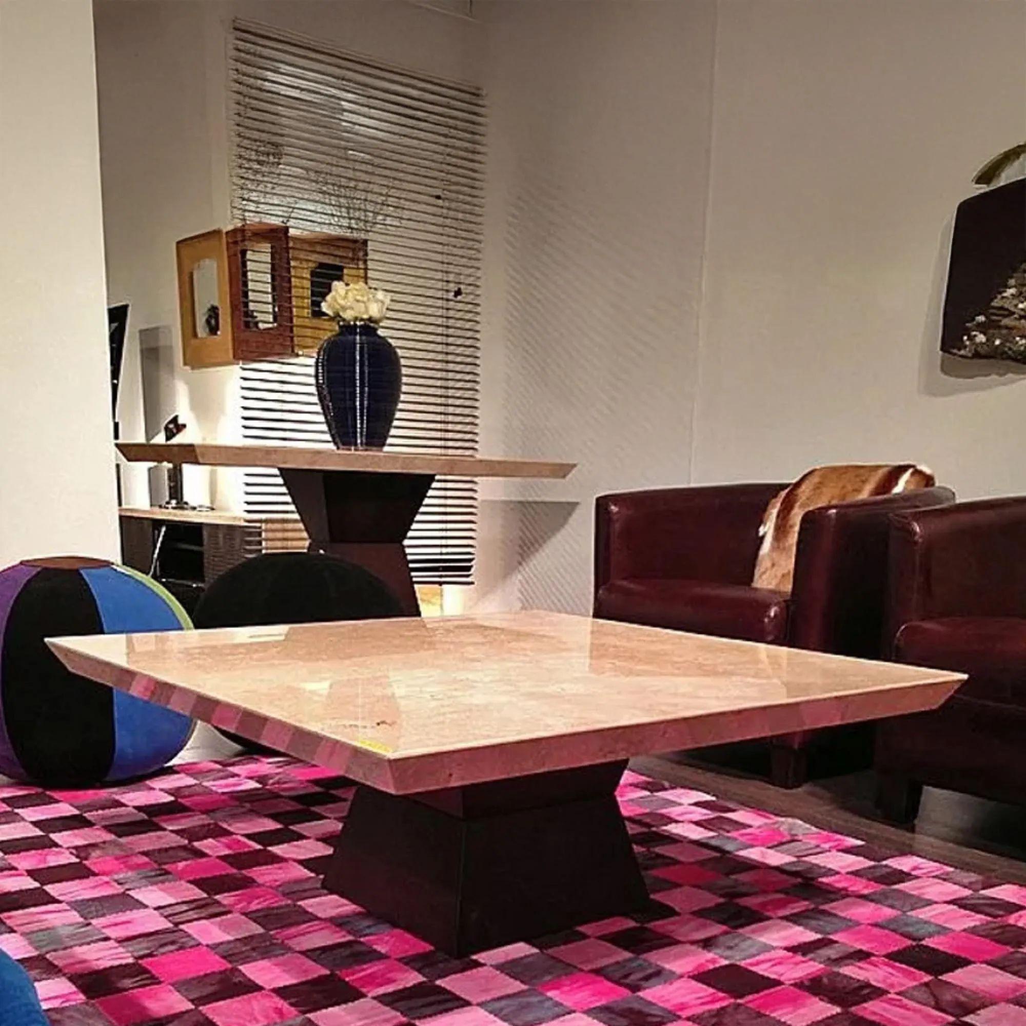 Clepsy Occasional Table - Marble with Wooden Base - Variation Available