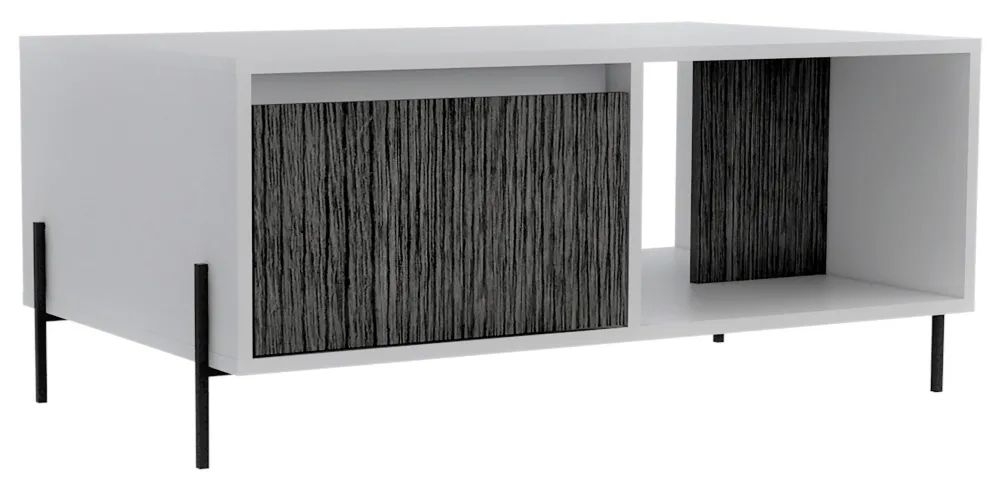 Dallas Coffee Table - White and Grey