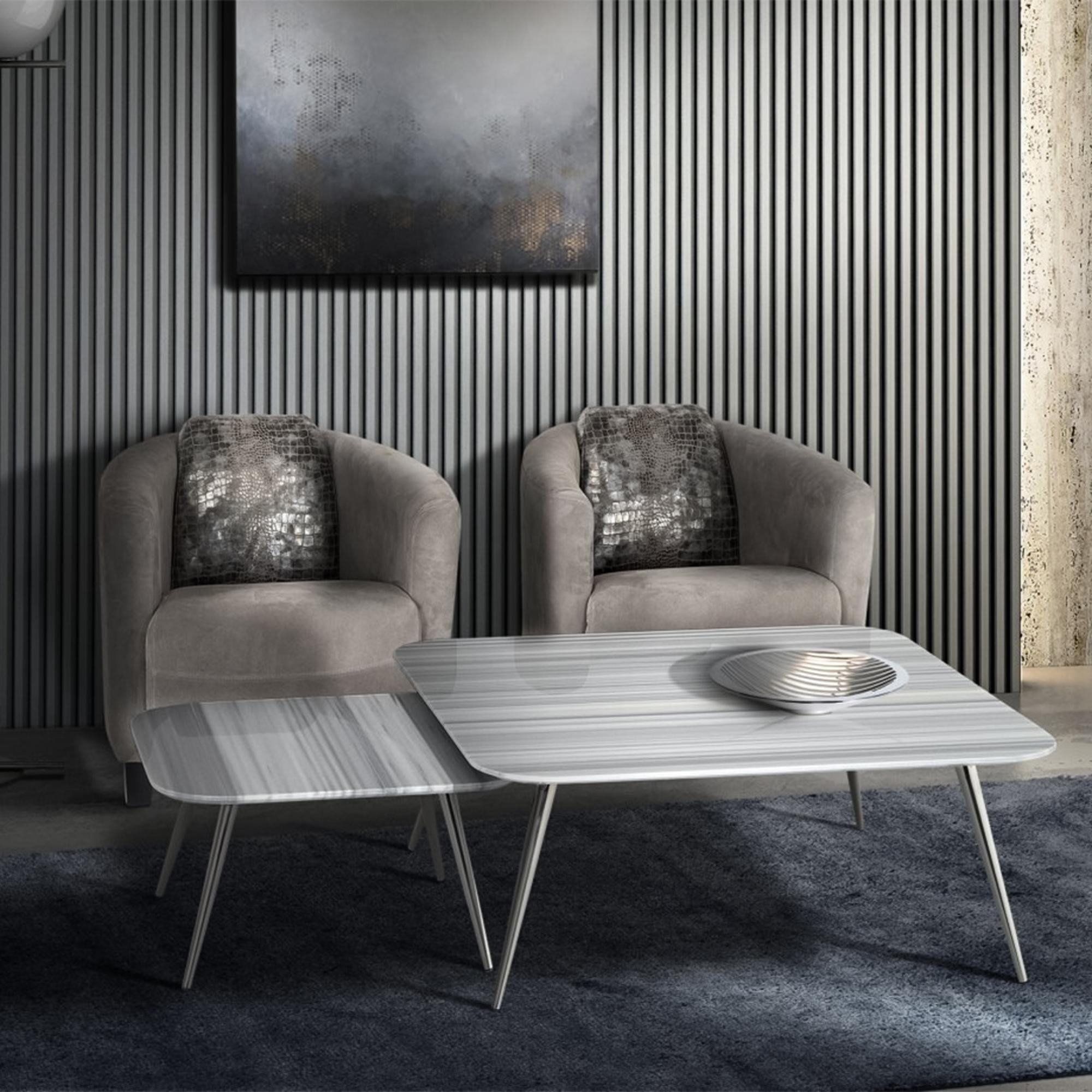 Livia Coffee Table - Square - Marble - Variation Available