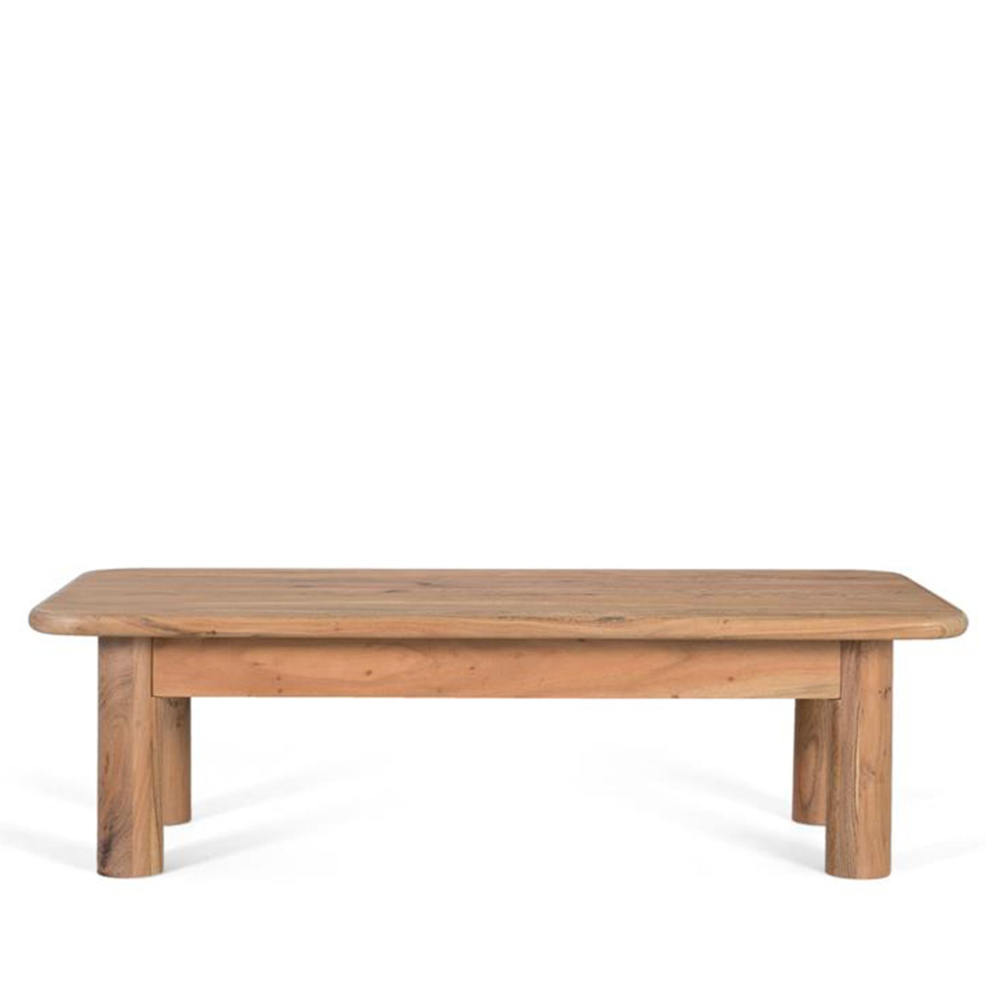 Mantua Coffee Table - Natural Acacia Wood